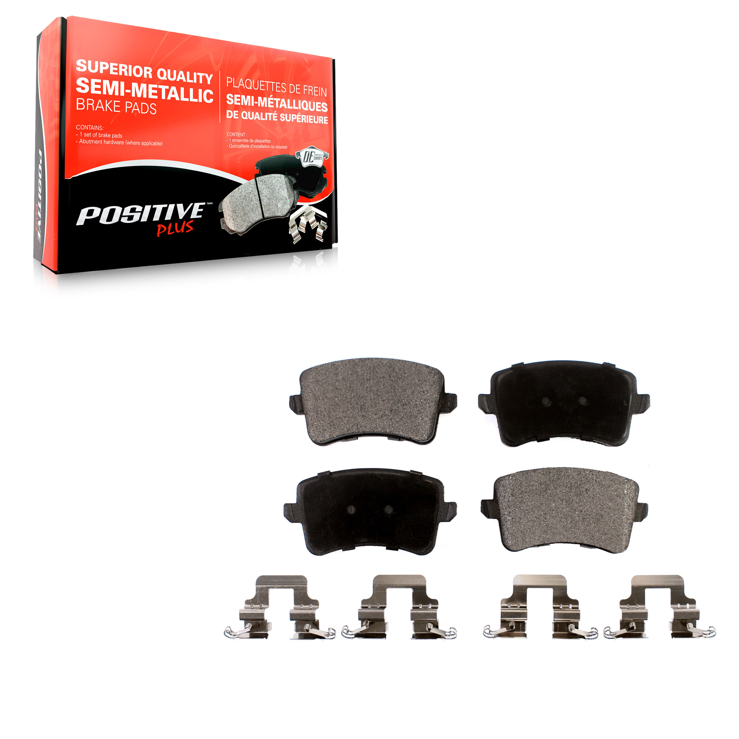 Positive Plus - PPF-D1386 - Rear Disc Brake Pad