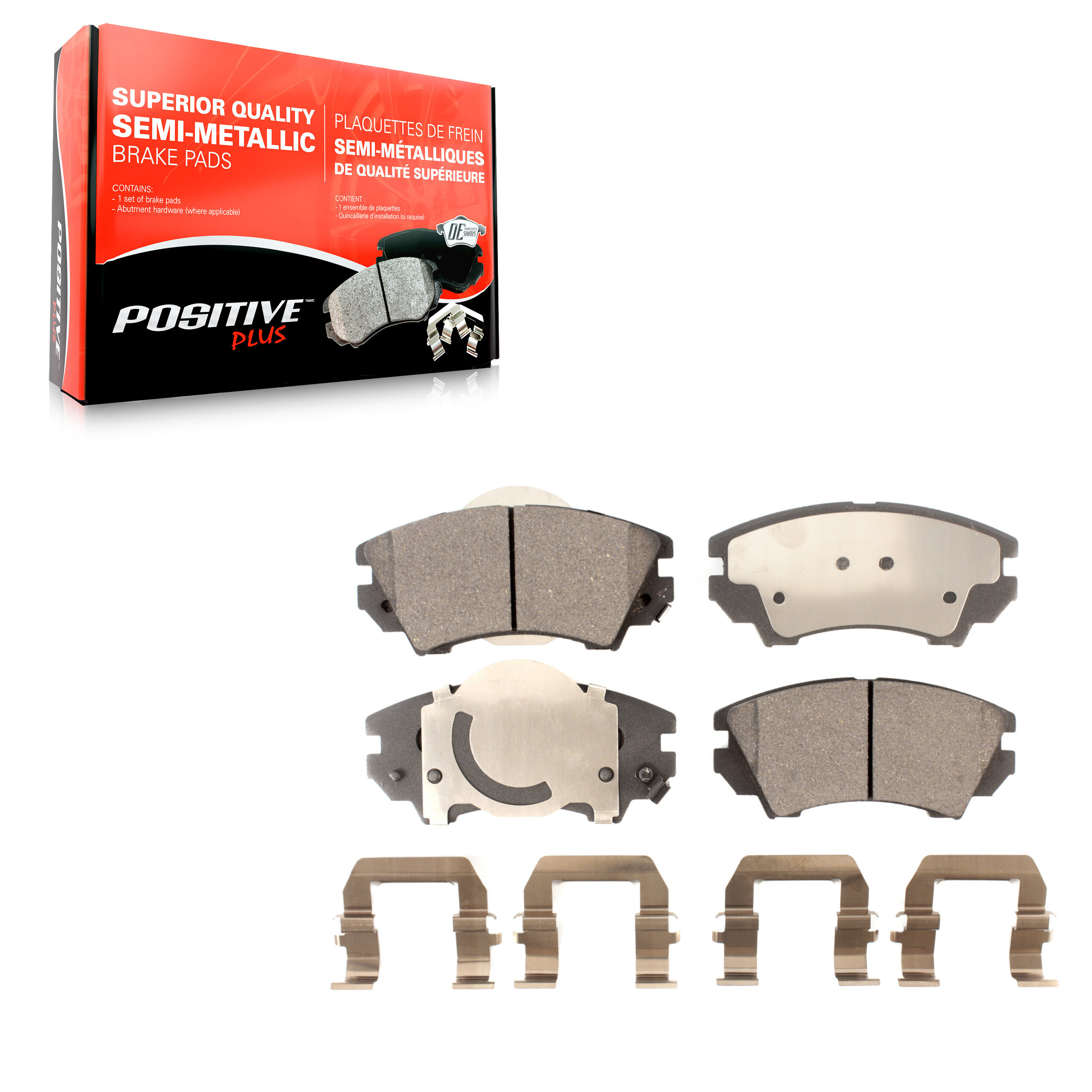Positive Plus - PPF-D1404 - Front Disc Brake Pad