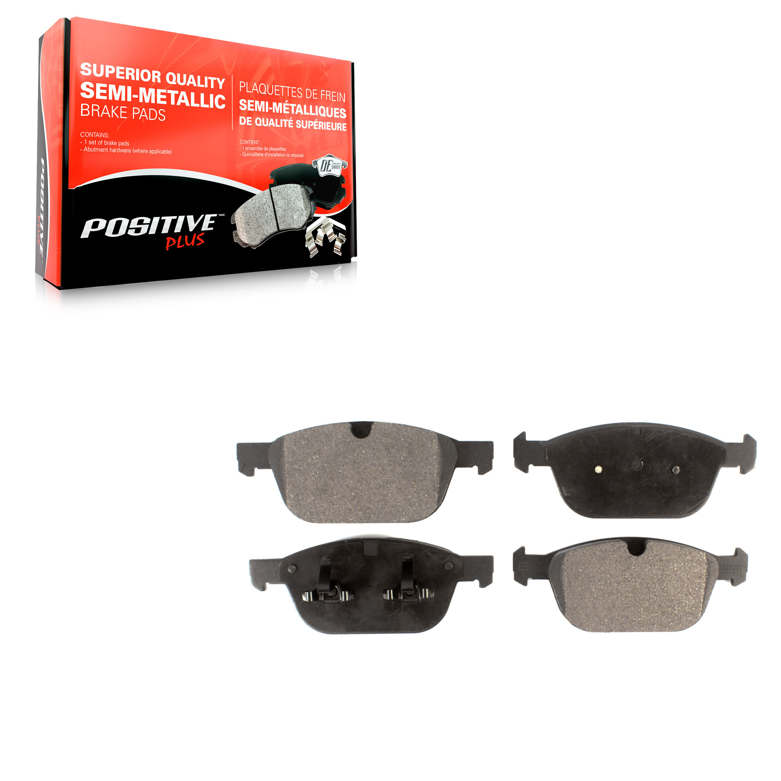 Positive Plus - PPF-D1412 - Front Disc Brake Pad