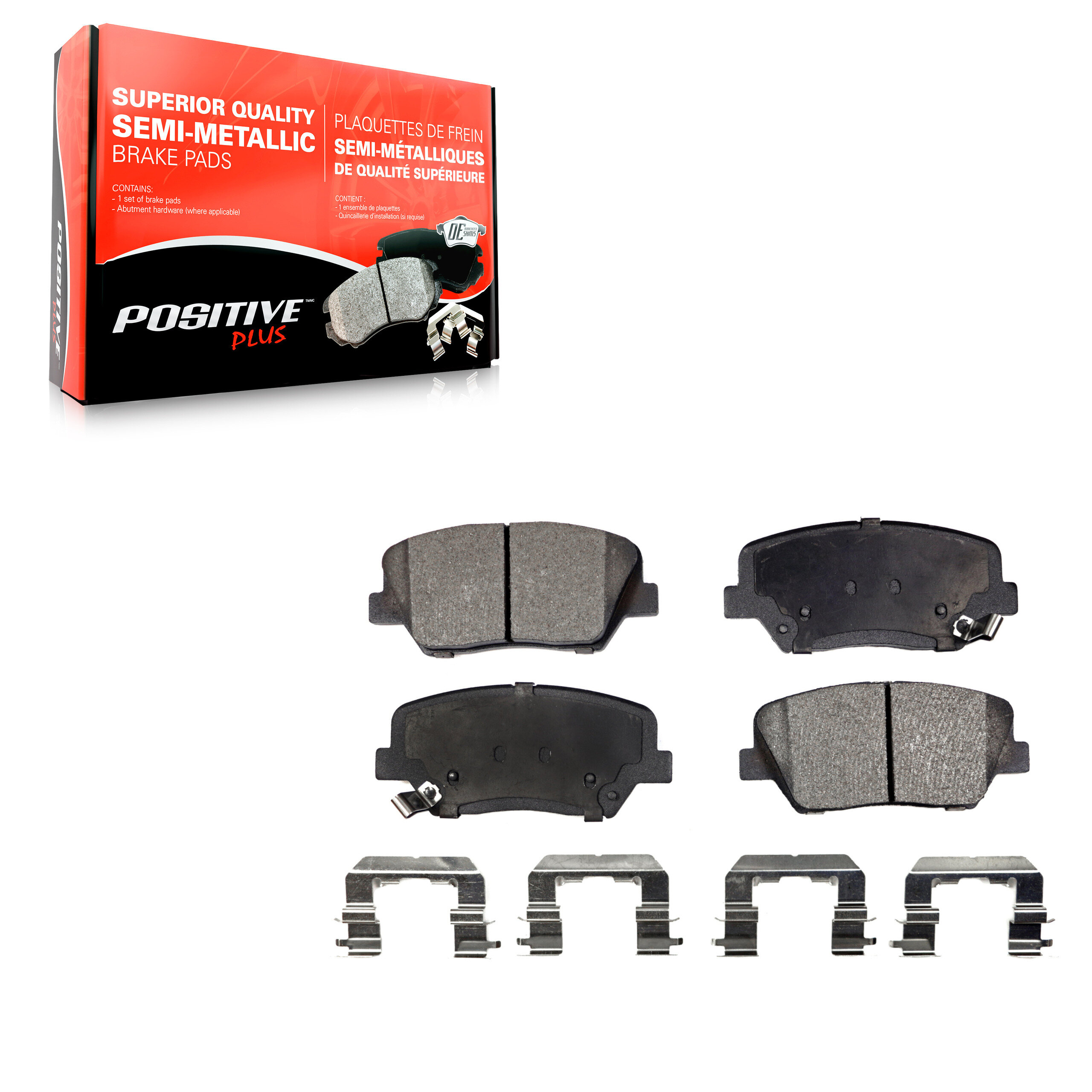 Positive Plus - PPF-D1432 - Front Disc Brake Pad
