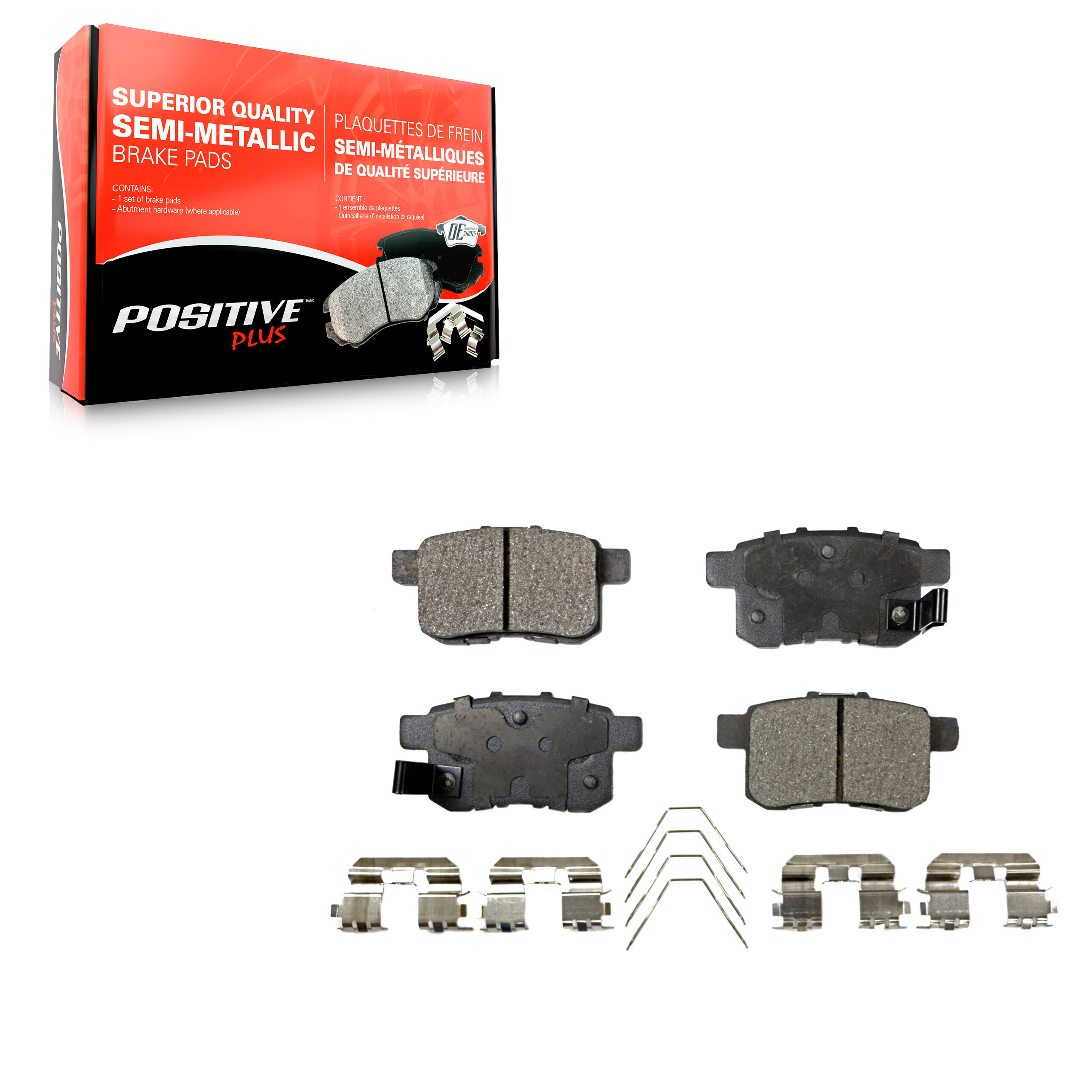 Positive Plus - PPF-D1451 - Rear Disc Brake Pad