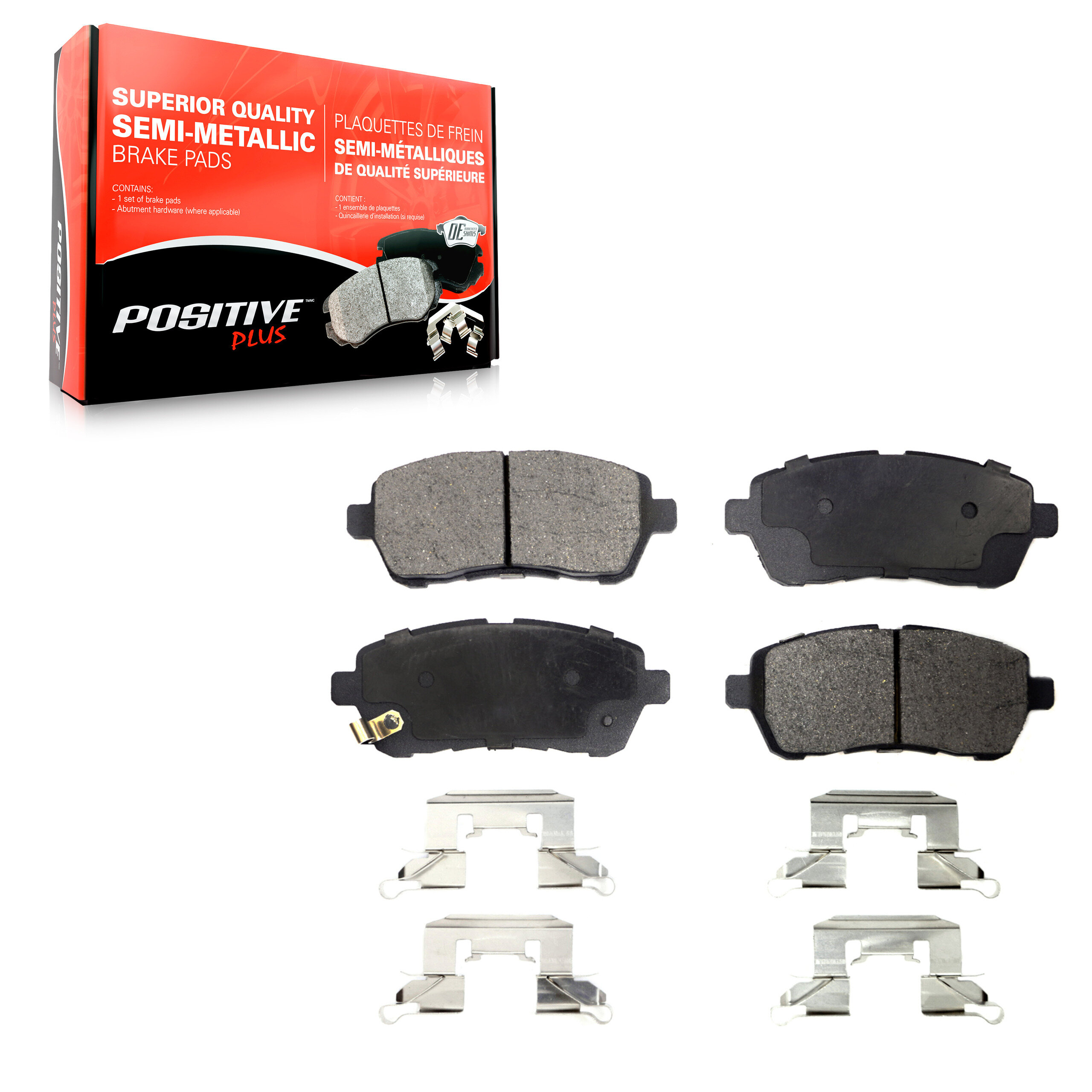 Positive Plus - PPF-D1454 - Front Disc Brake Pad