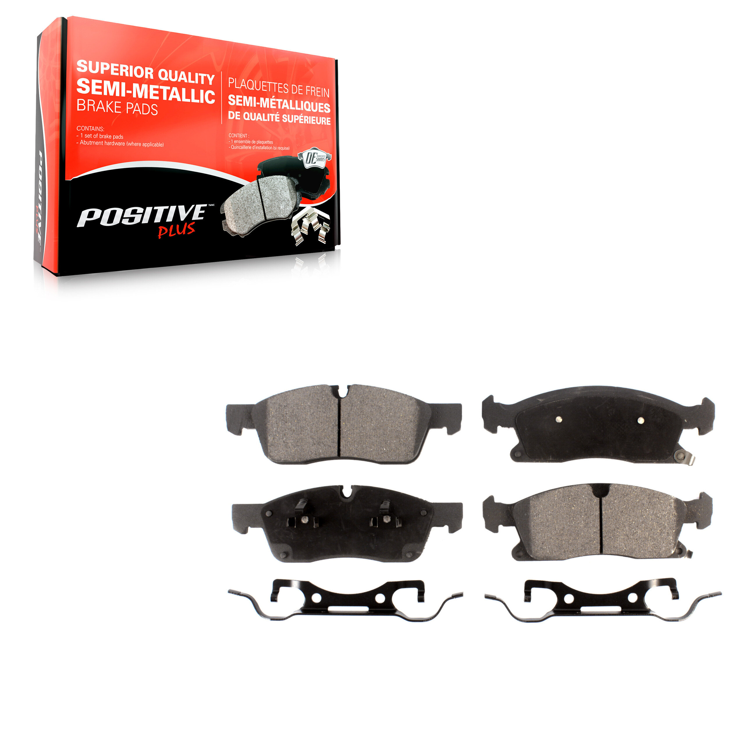 Positive Plus - PPF-D1455 - Front Disc Brake Pad