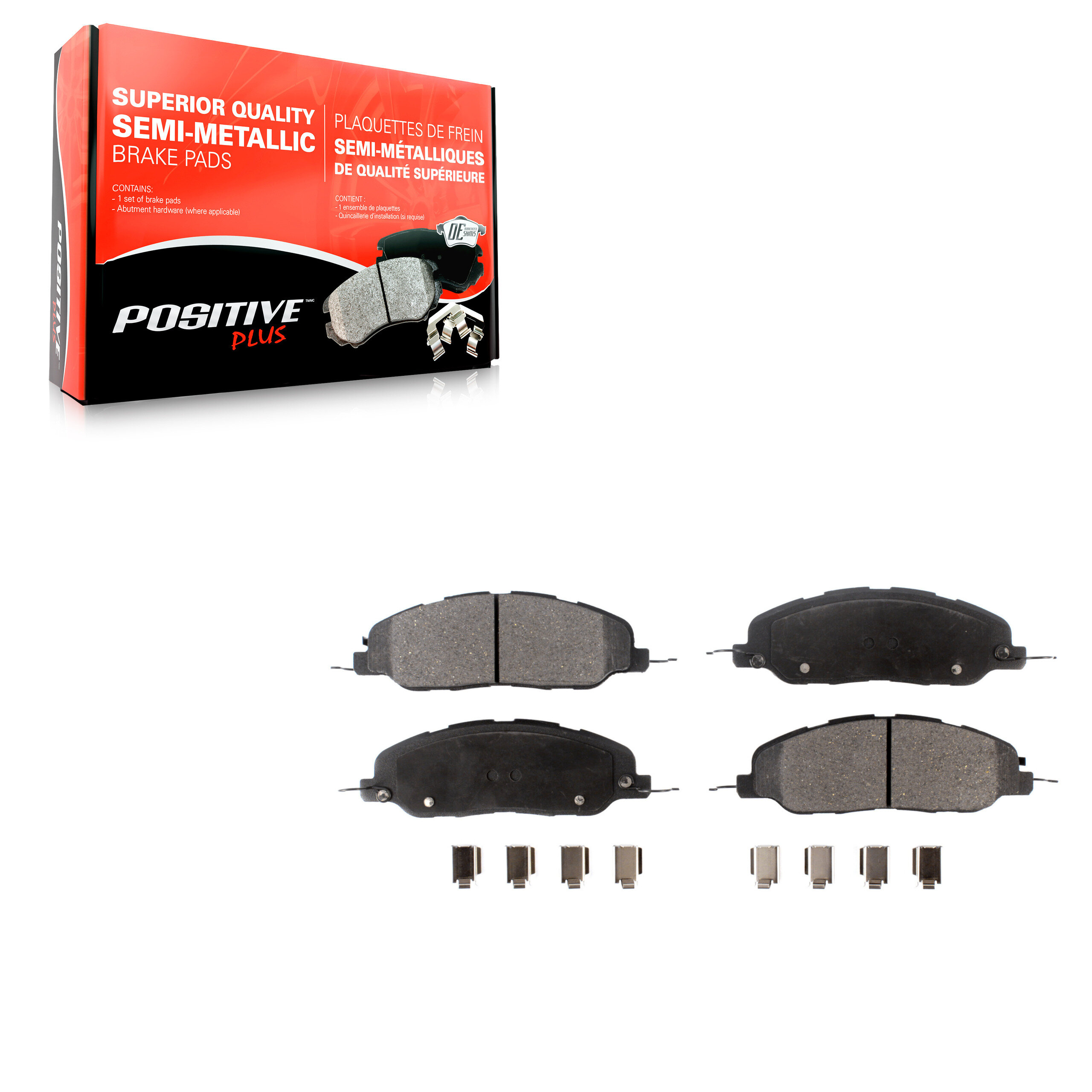 Positive Plus - PPF-D1463 - Front Disc Brake Pad