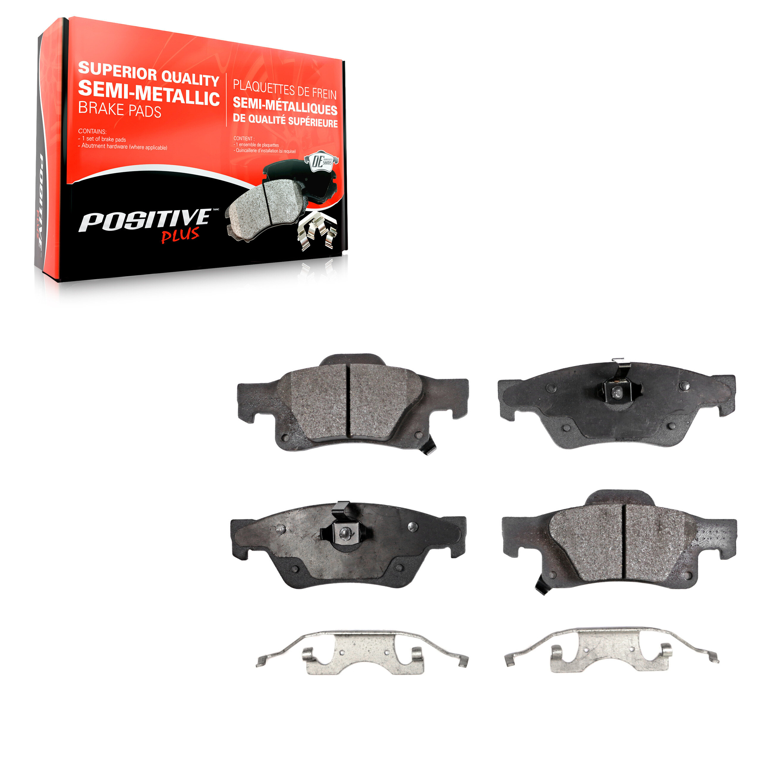 Positive Plus - PPF-D1498 - Rear Disc Brake Pad