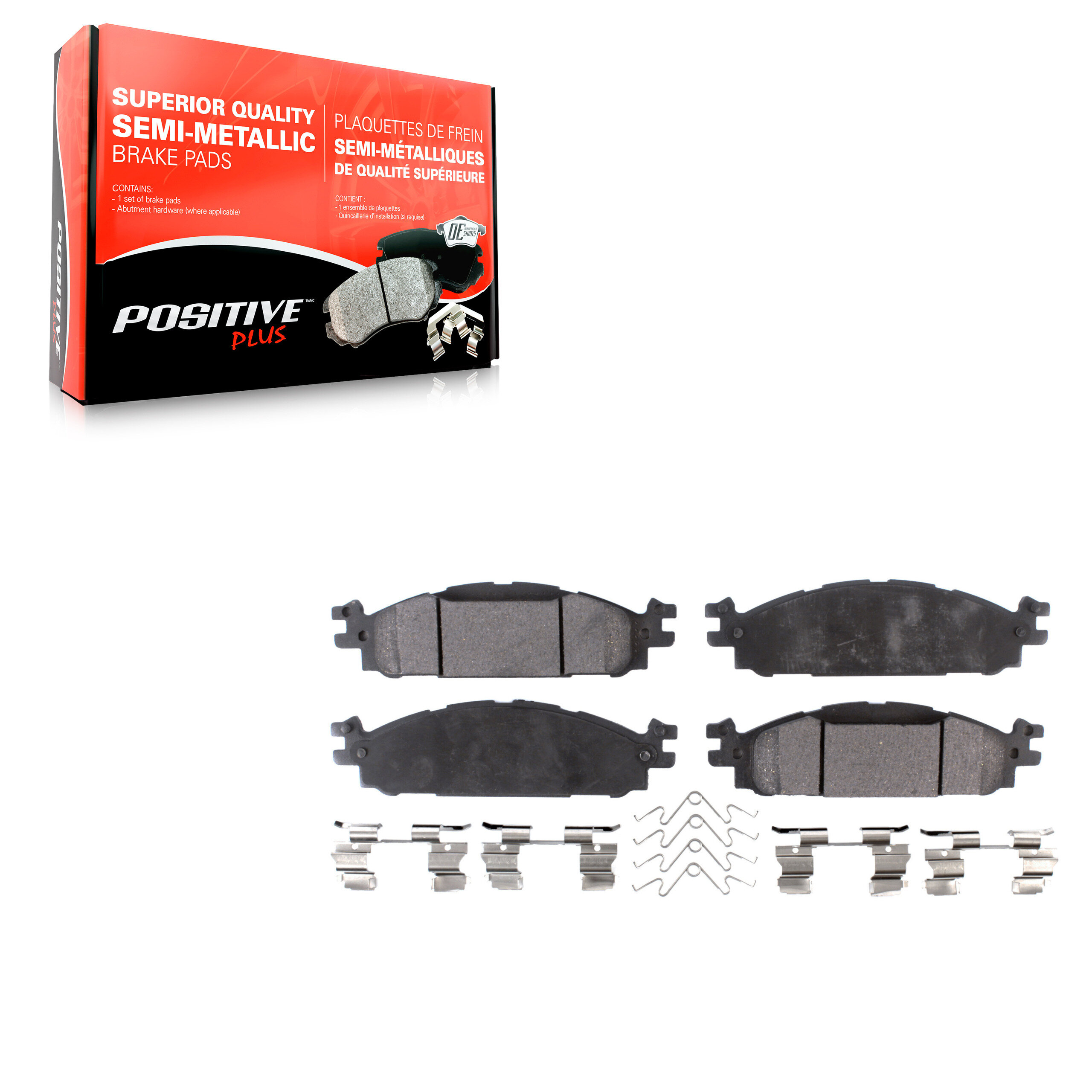 Positive Plus - PPF-D1508 - Front Disc Brake Pad