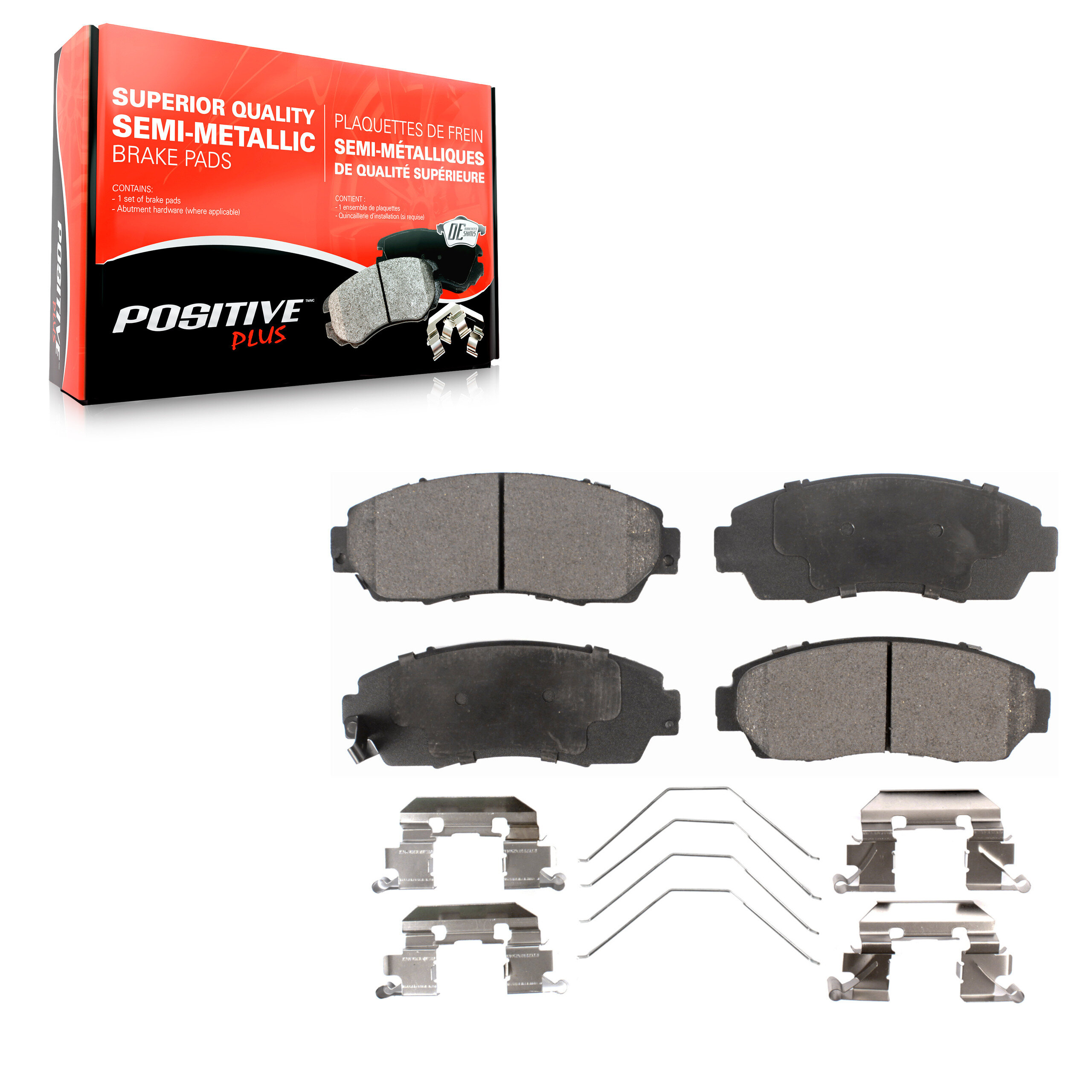 Positive Plus - PPF-D1521 - Front Disc Brake Pad