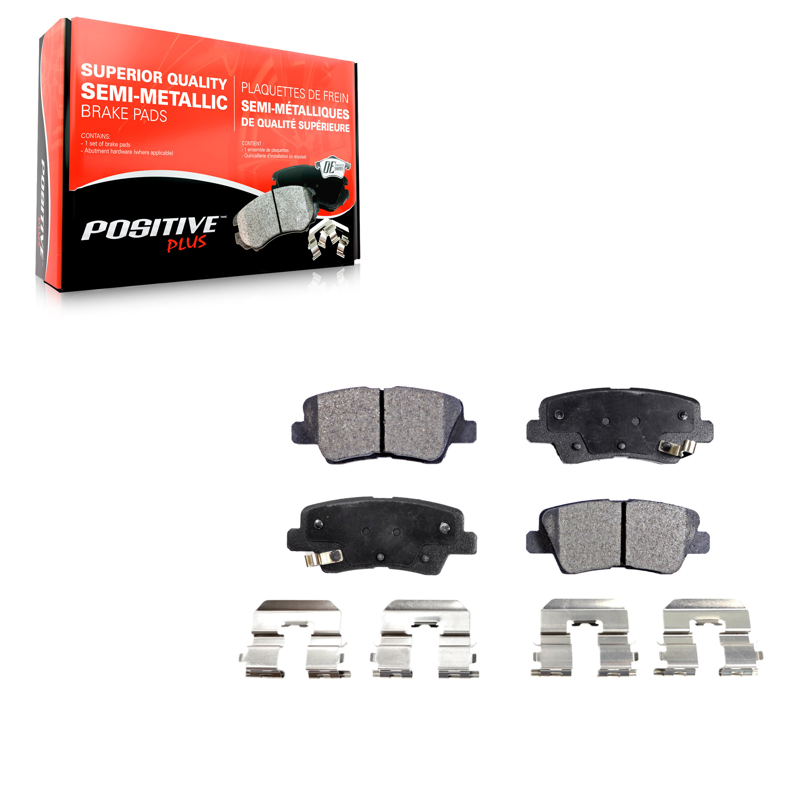 Positive Plus - PPF-D1544 - Rear Disc Brake Pad