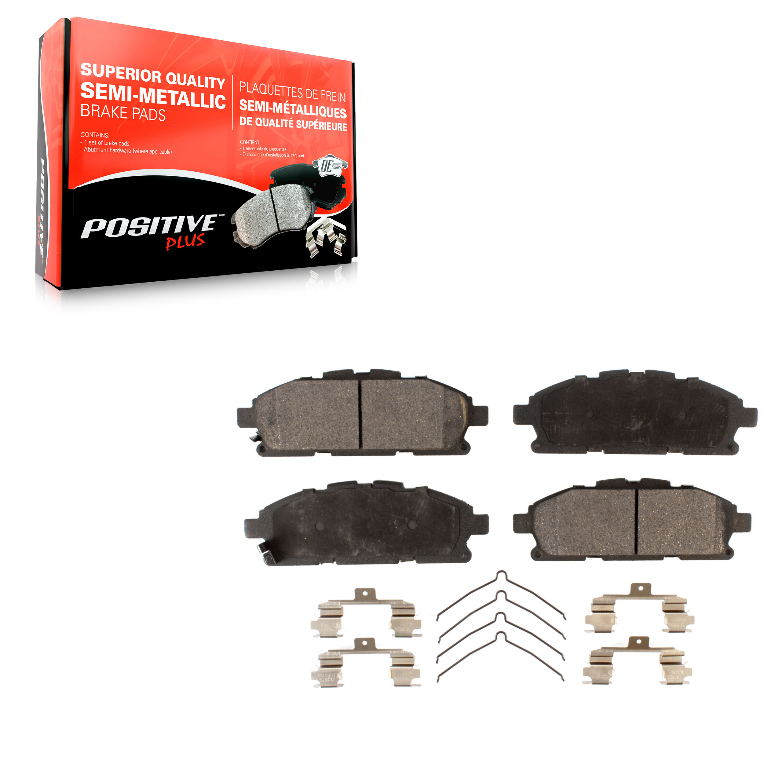 Positive Plus - PPF-D1552 - Front Disc Brake Pad