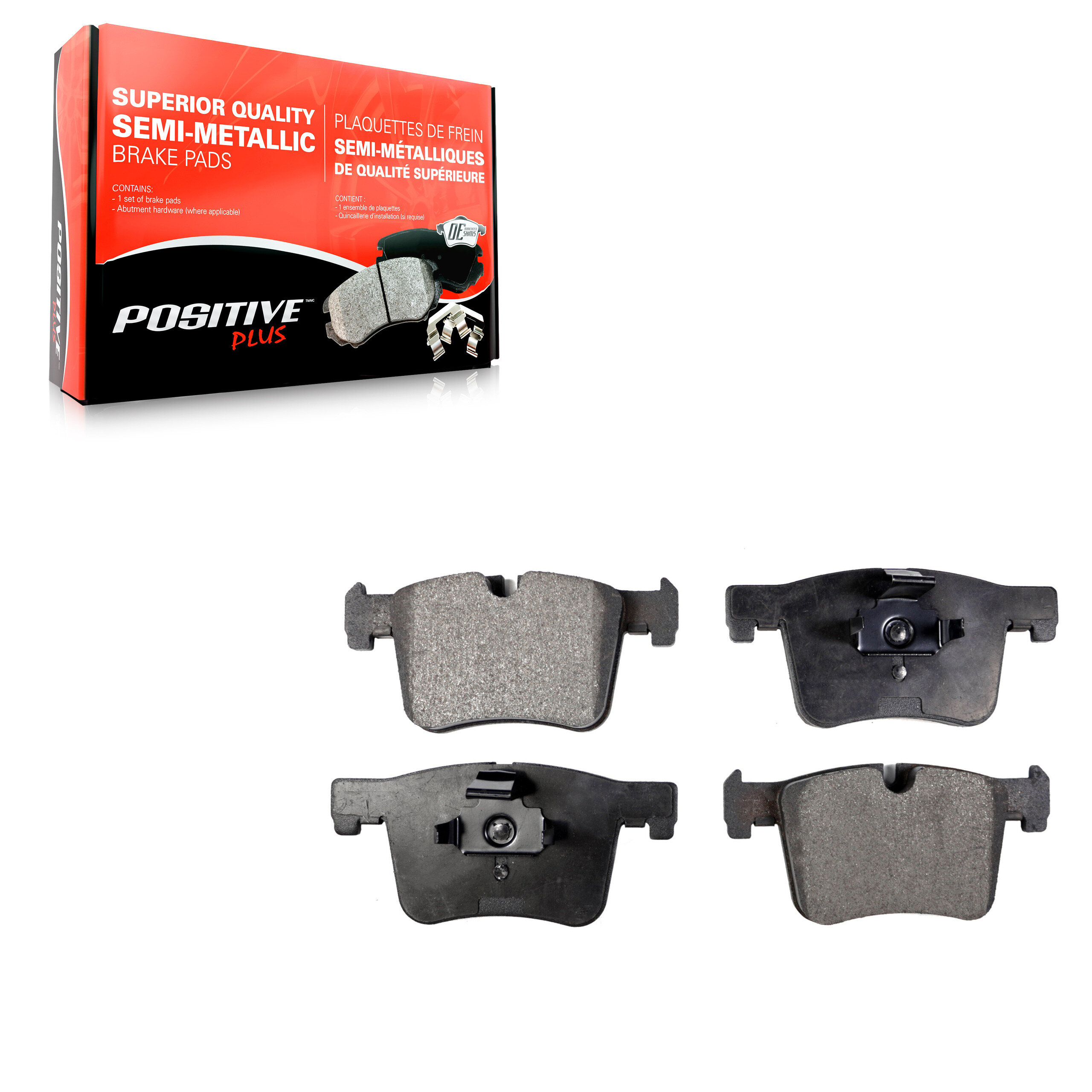 Positive Plus - PPF-D1561 - Front Disc Brake Pad