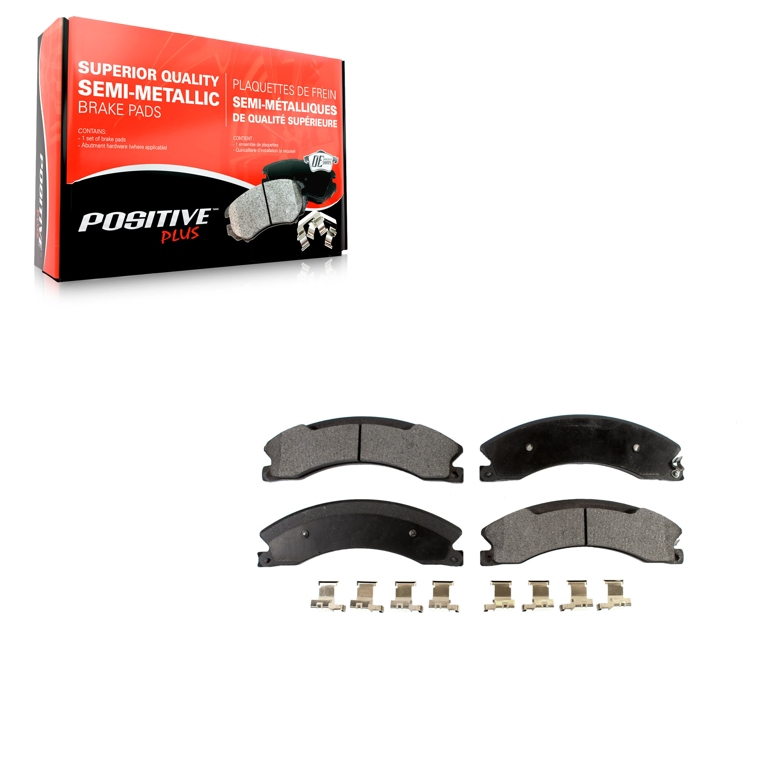 Positive Plus - PPF-D1565A - Rear Disc Brake Pad