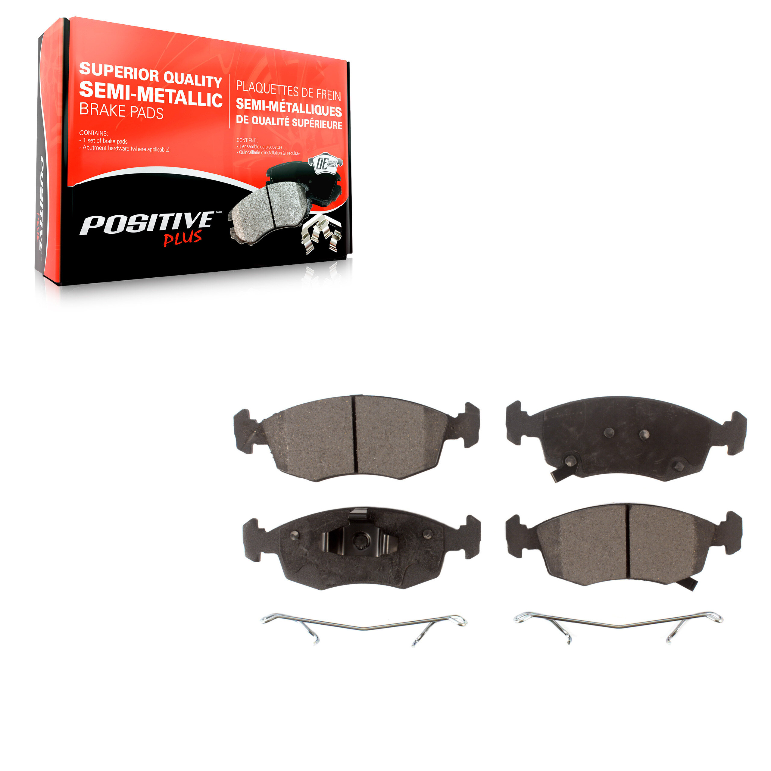 Positive Plus - PPF-D1568 - Front Disc Brake Pad