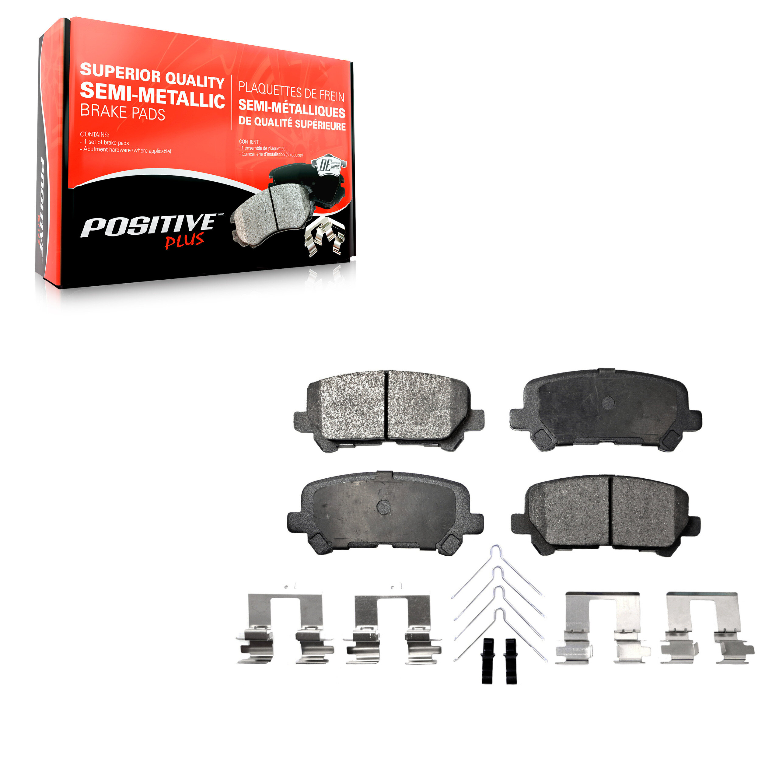 Positive Plus - PPF-D1585 - Rear Disc Brake Pad