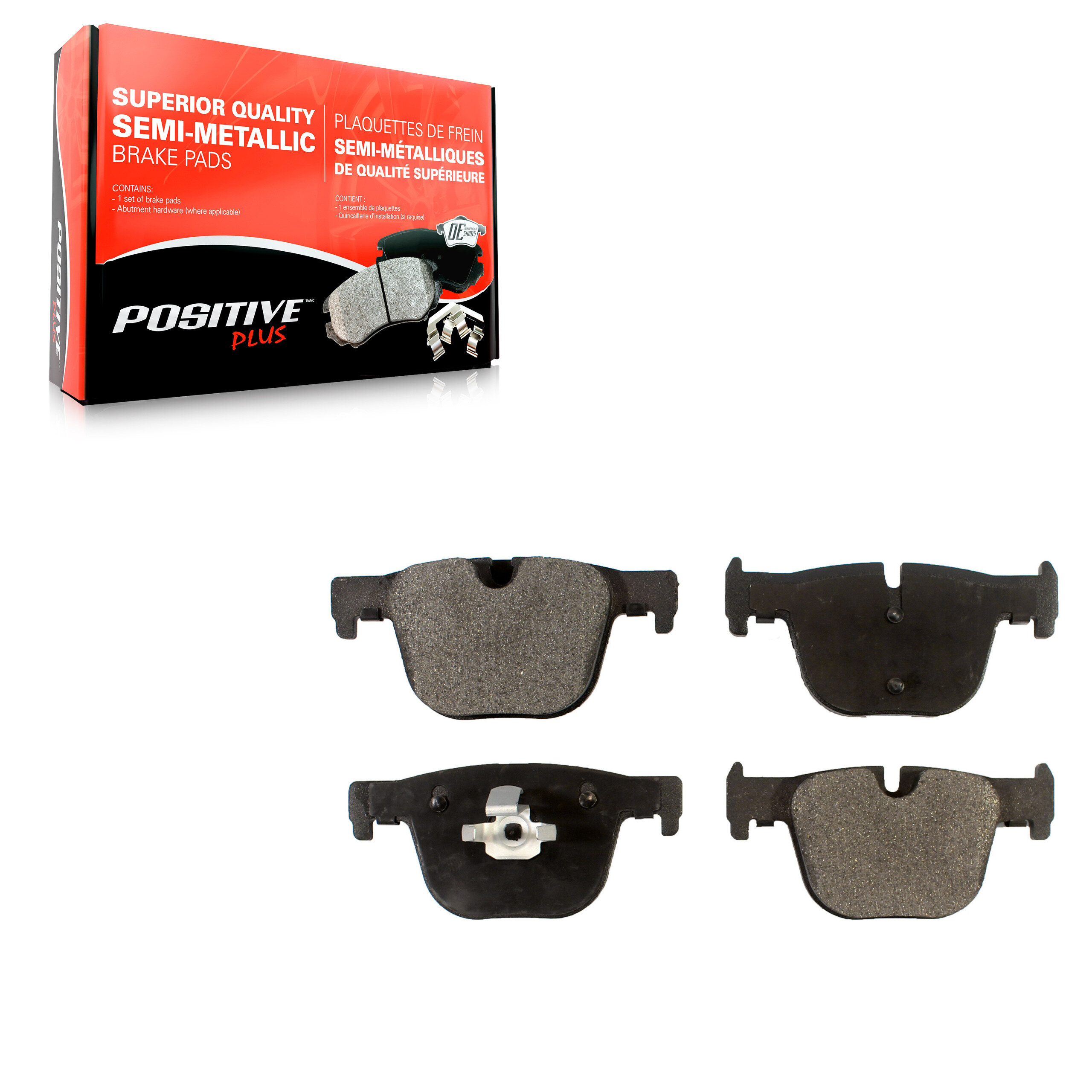 Positive Plus - PPF-D1610 - Rear Disc Brake Pad