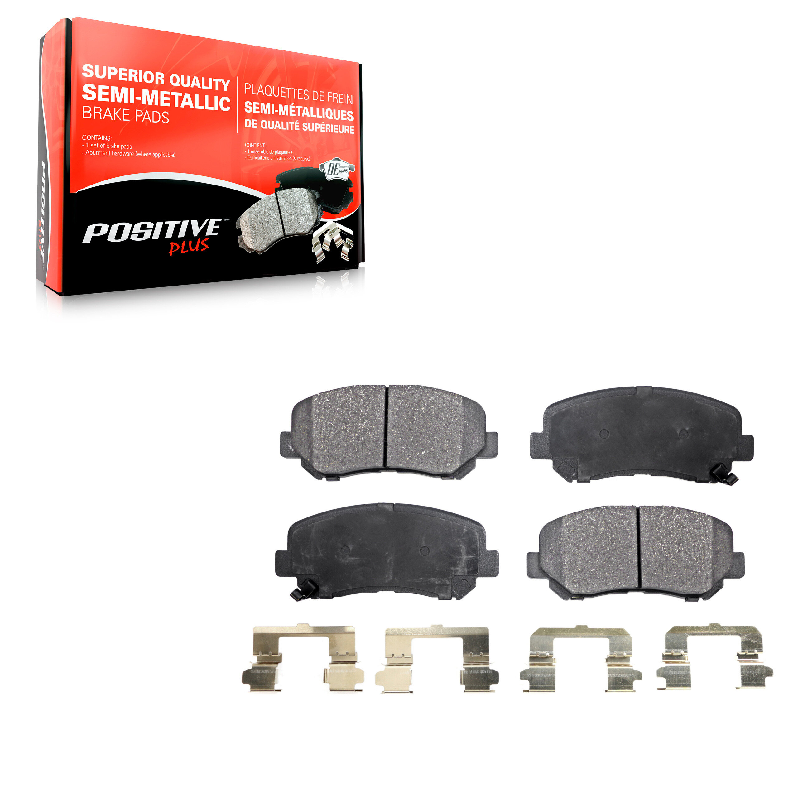 Positive Plus - PPF-D1623 - Front Disc Brake Pad