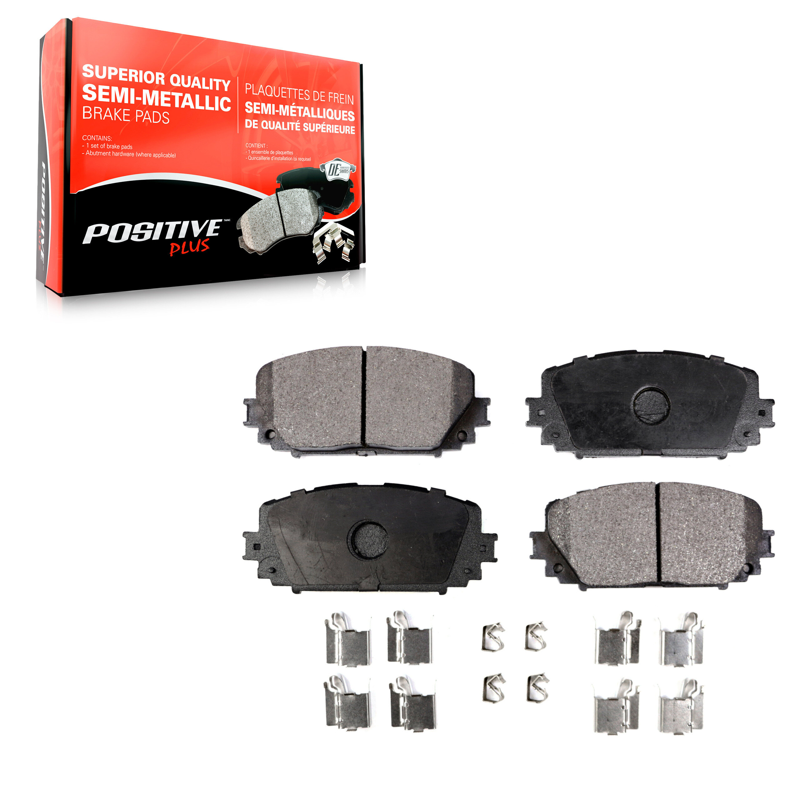 Positive Plus - PPF-D1628 - Front Disc Brake Pad