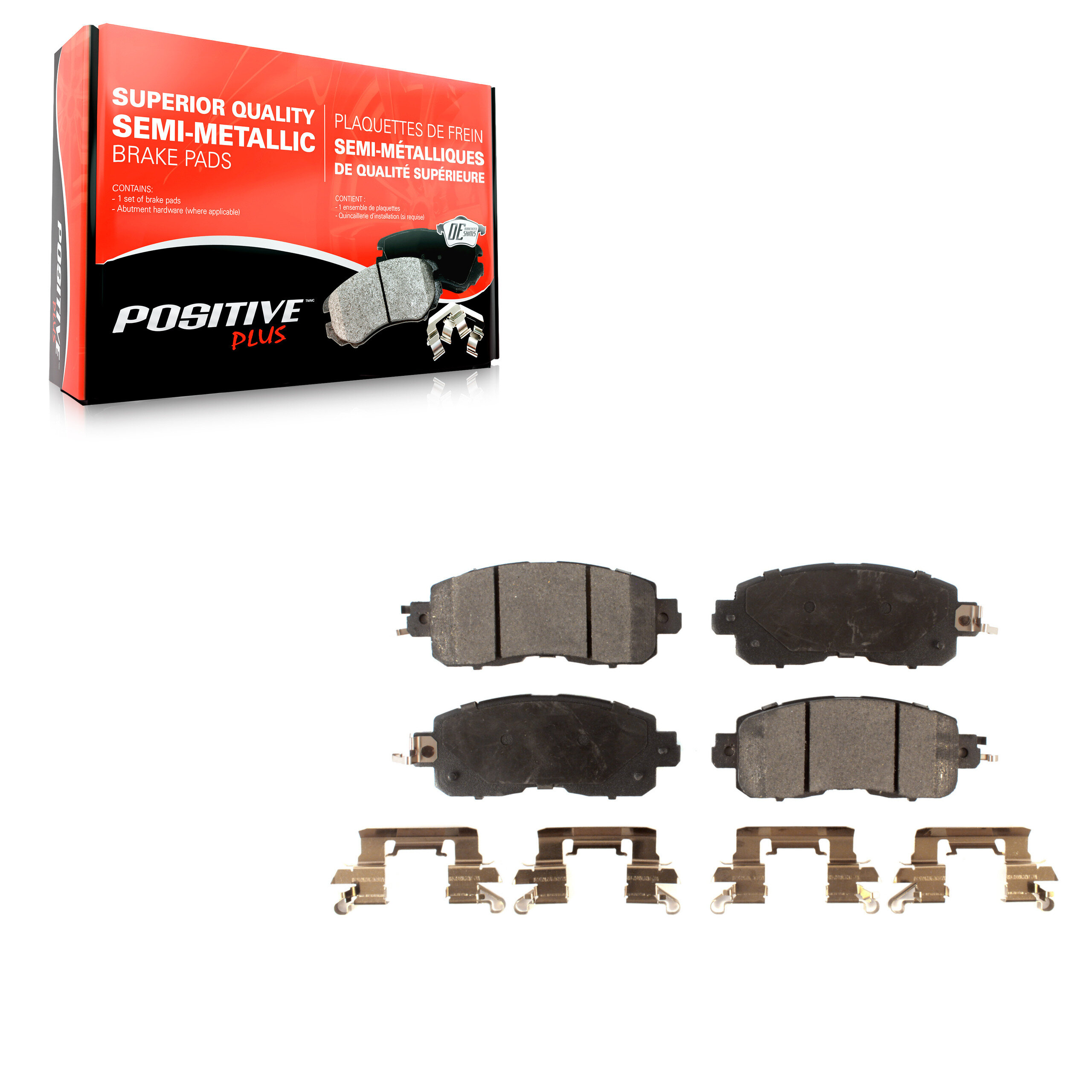 Positive Plus - PPF-D1650 - Front Disc Brake Pad