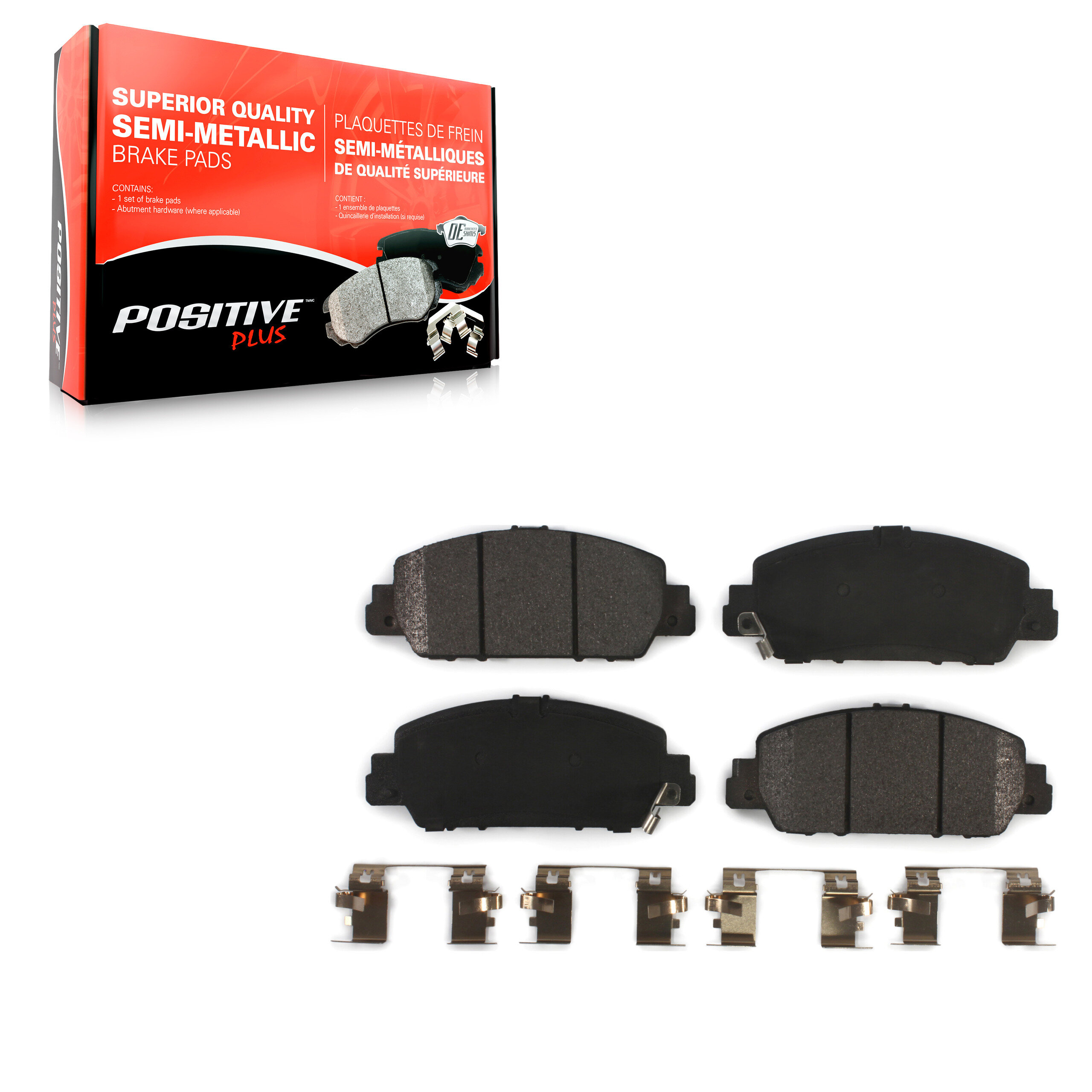 Positive Plus - PPF-D1654 - Front Disc Brake Pad