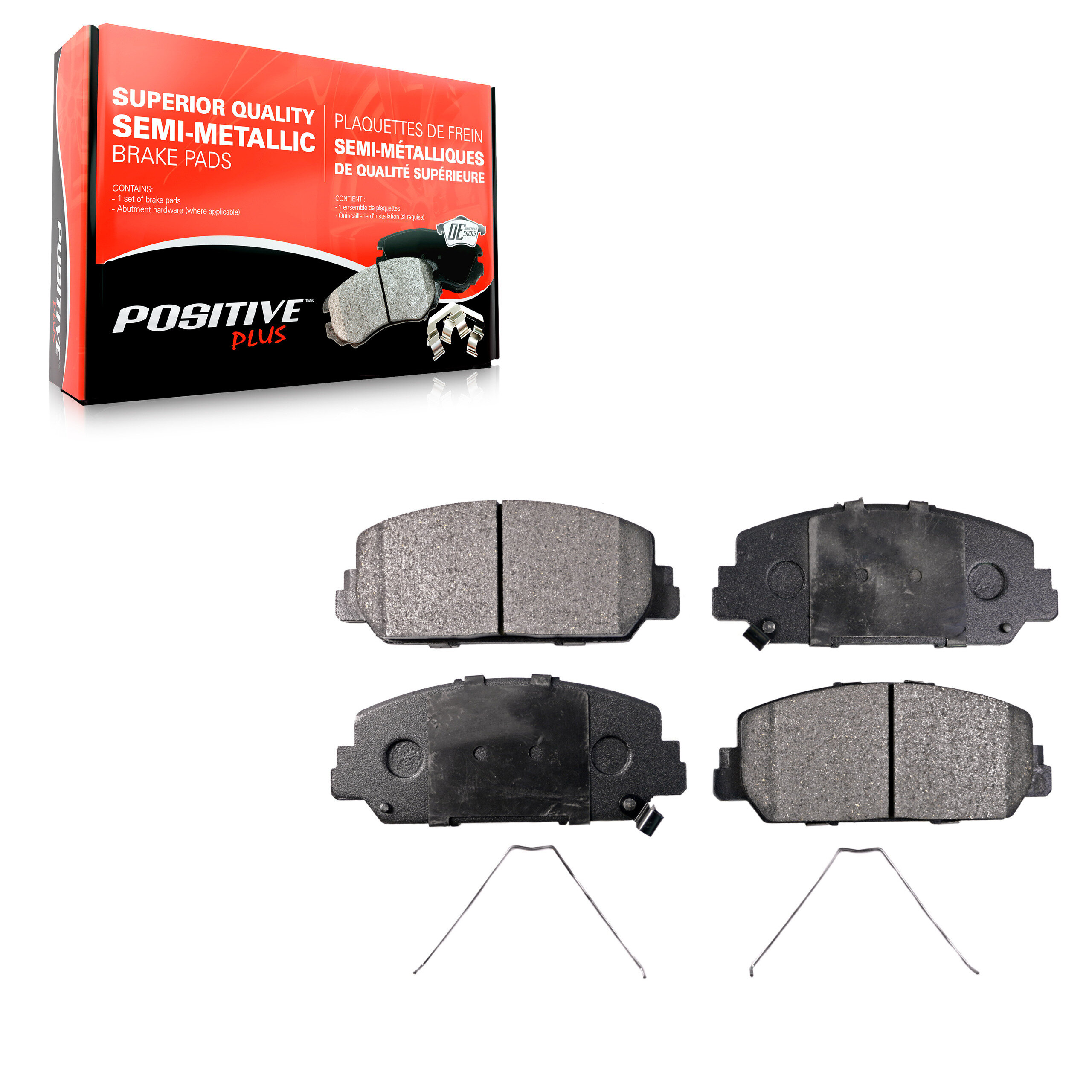 Positive Plus - PPF-D1697 - Front Disc Brake Pad