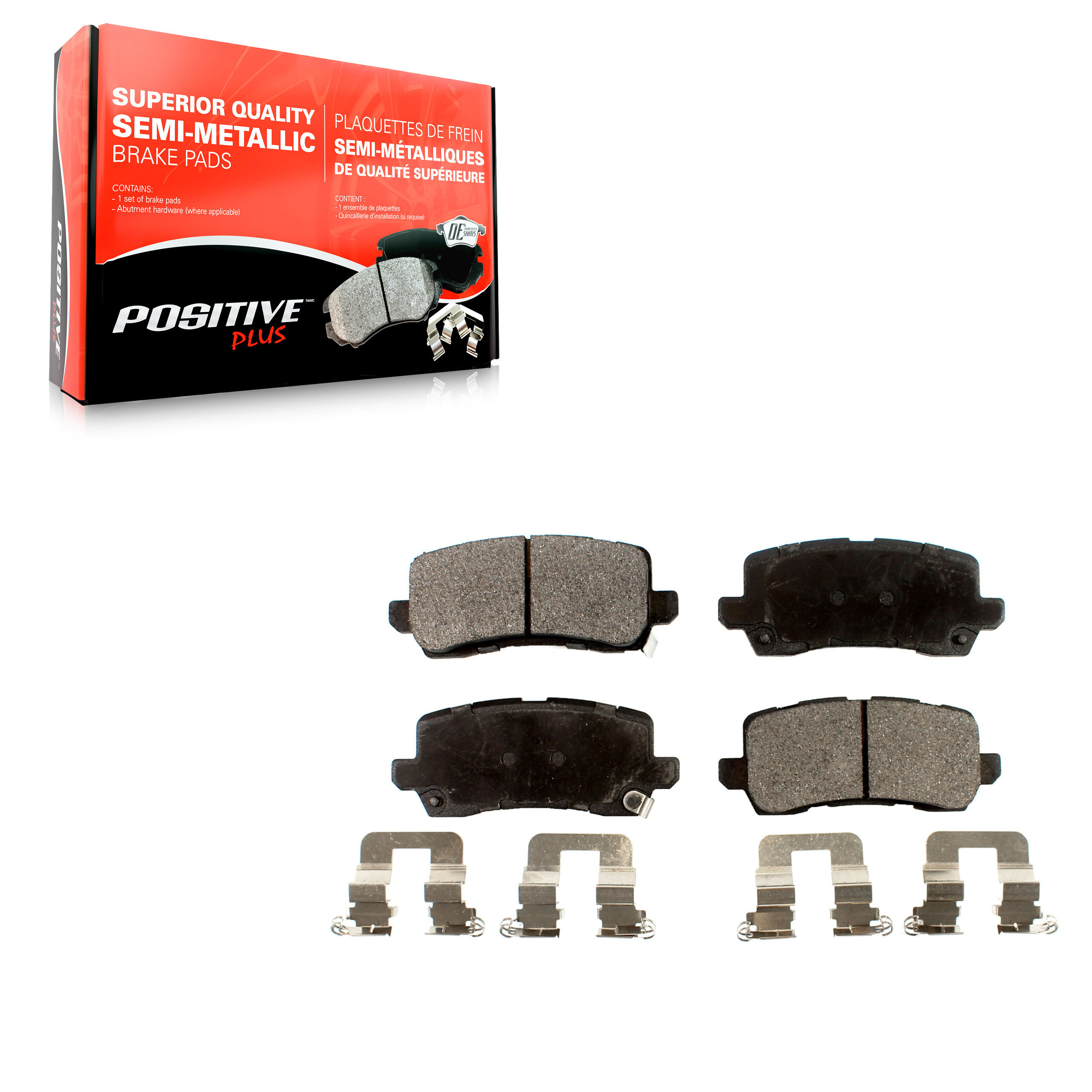 Positive Plus - PPF-D1698 - Rear Disc Brake Pad