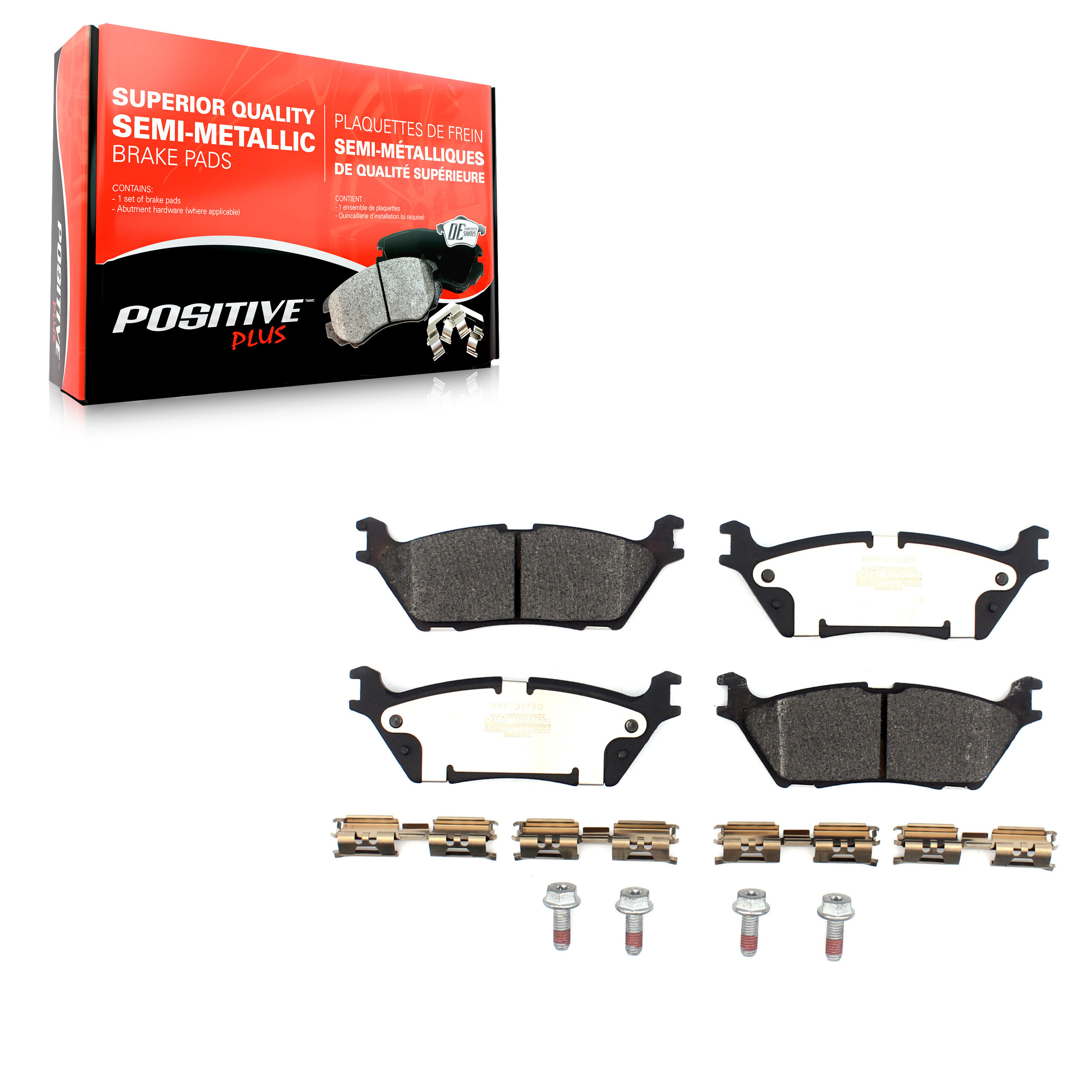 Positive Plus - PPF-D1790 - Rear Disc Brake Pad