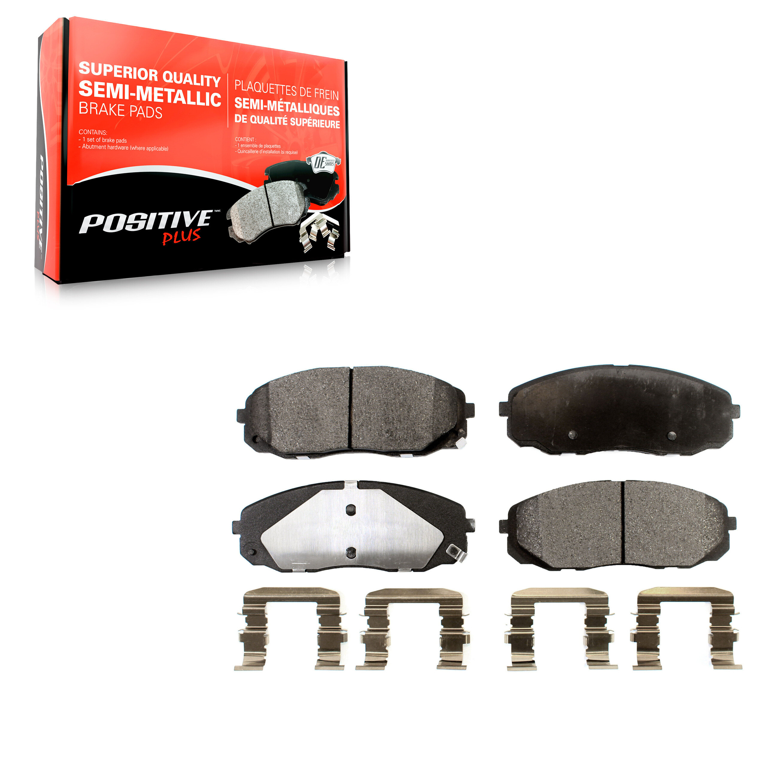 Positive Plus - PPF-D1814 - Front Disc Brake Pad