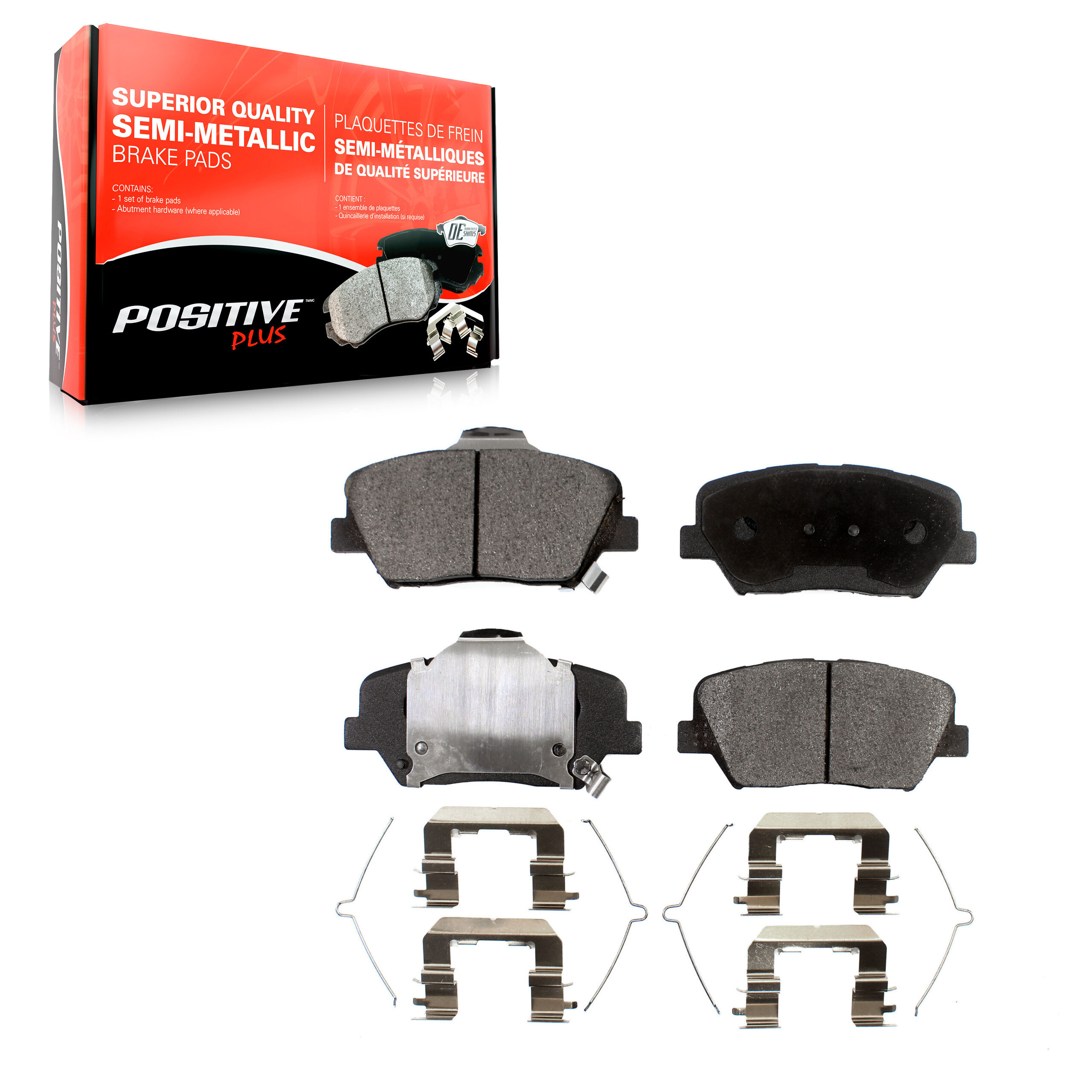 Positive Plus - PPF-D1815 - Front Disc Brake Pad
