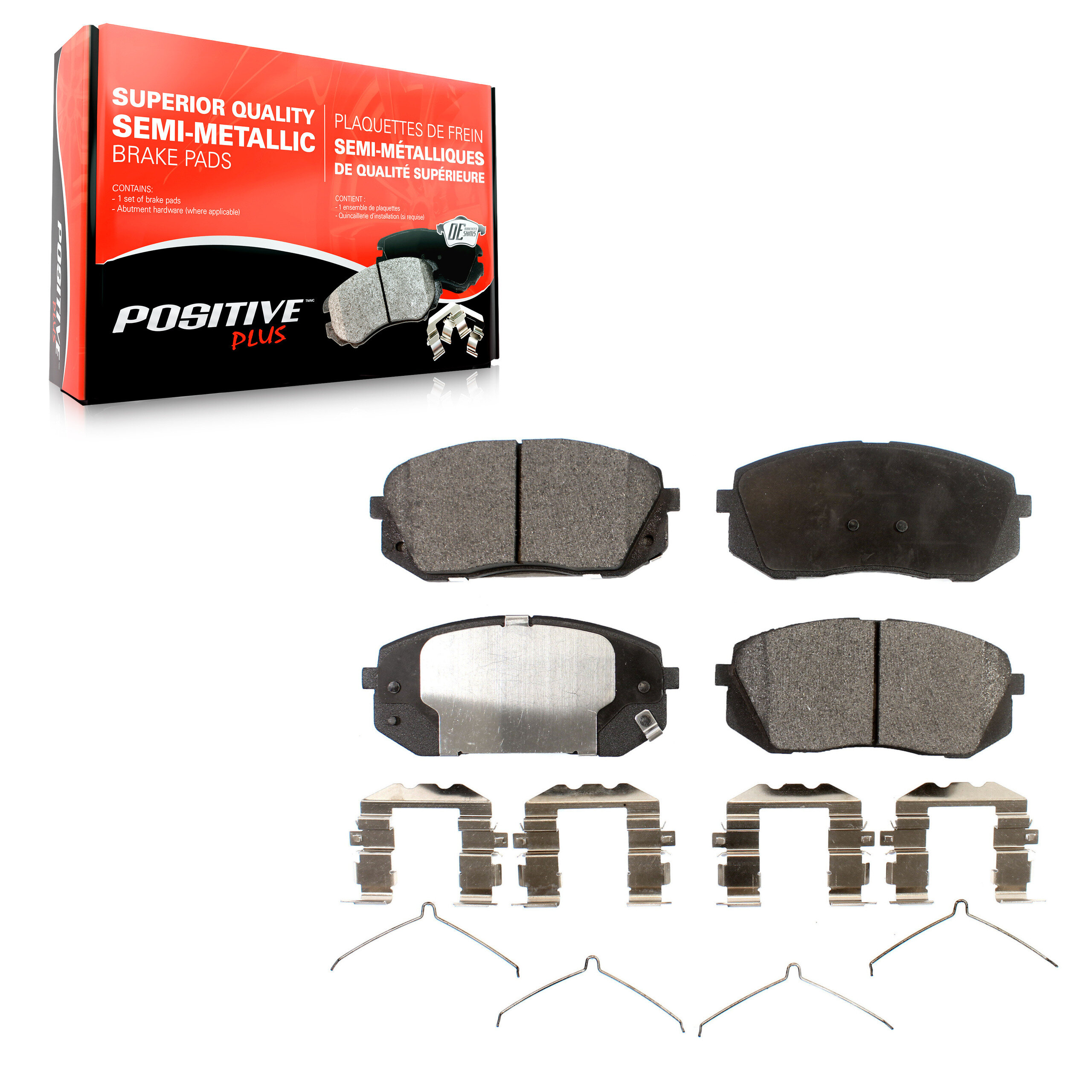 Positive Plus - PPF-D1826 - Front Disc Brake Pad