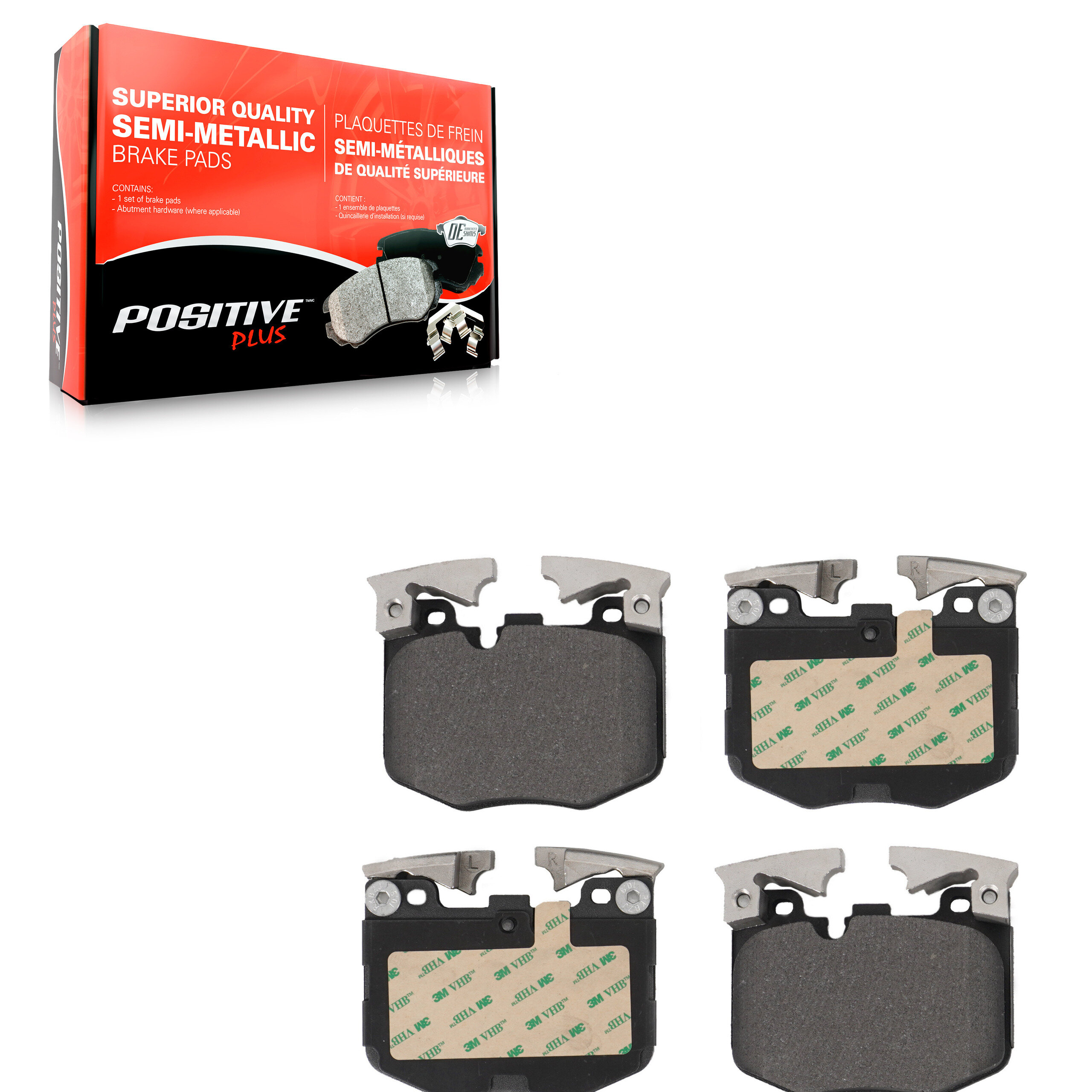 Positive Plus - PPF-D1867 - Front Disc Brake Pad