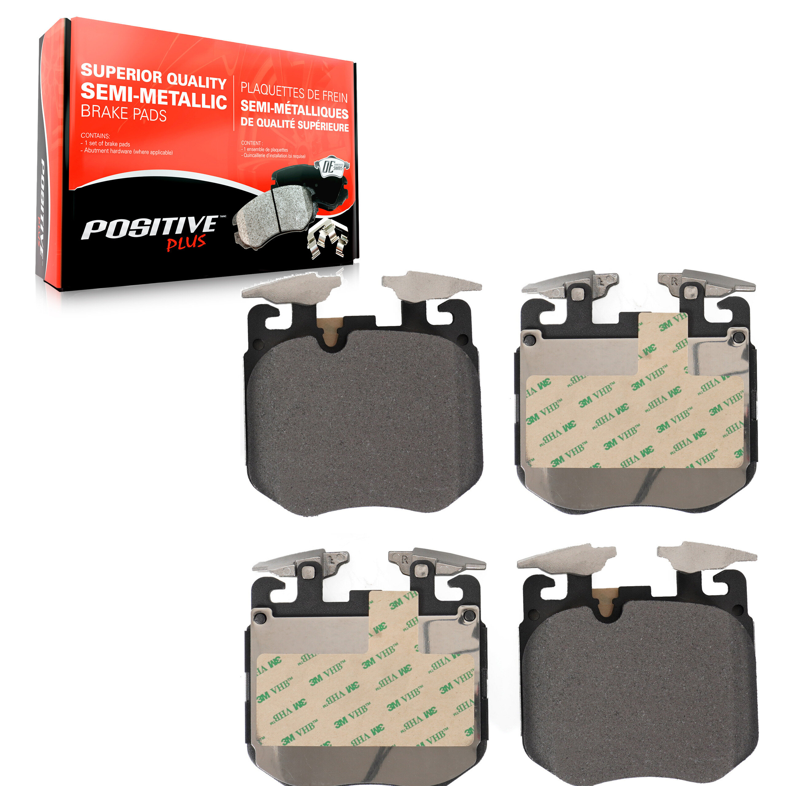 Positive Plus - PPF-D1868 - Front Disc Brake Pad