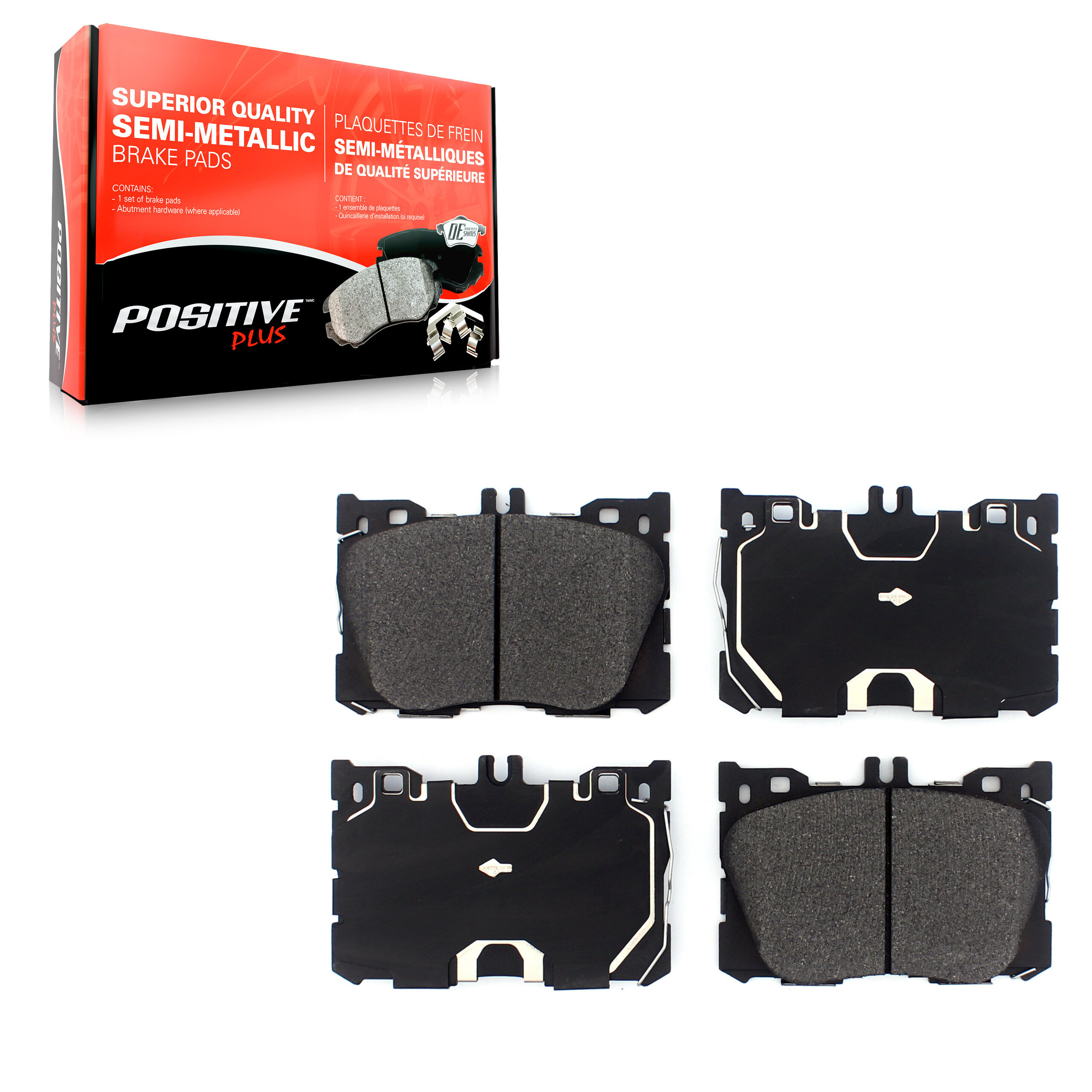 Positive Plus - PPF-D1871 - Front Disc Brake Pad