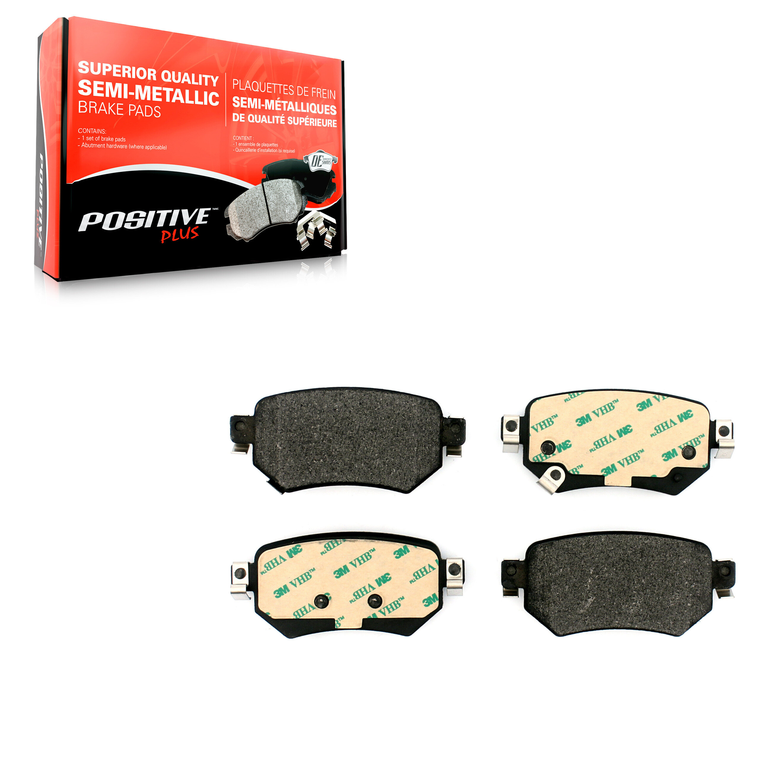 Positive Plus - PPF-D1874 - Rear Disc Brake Pad