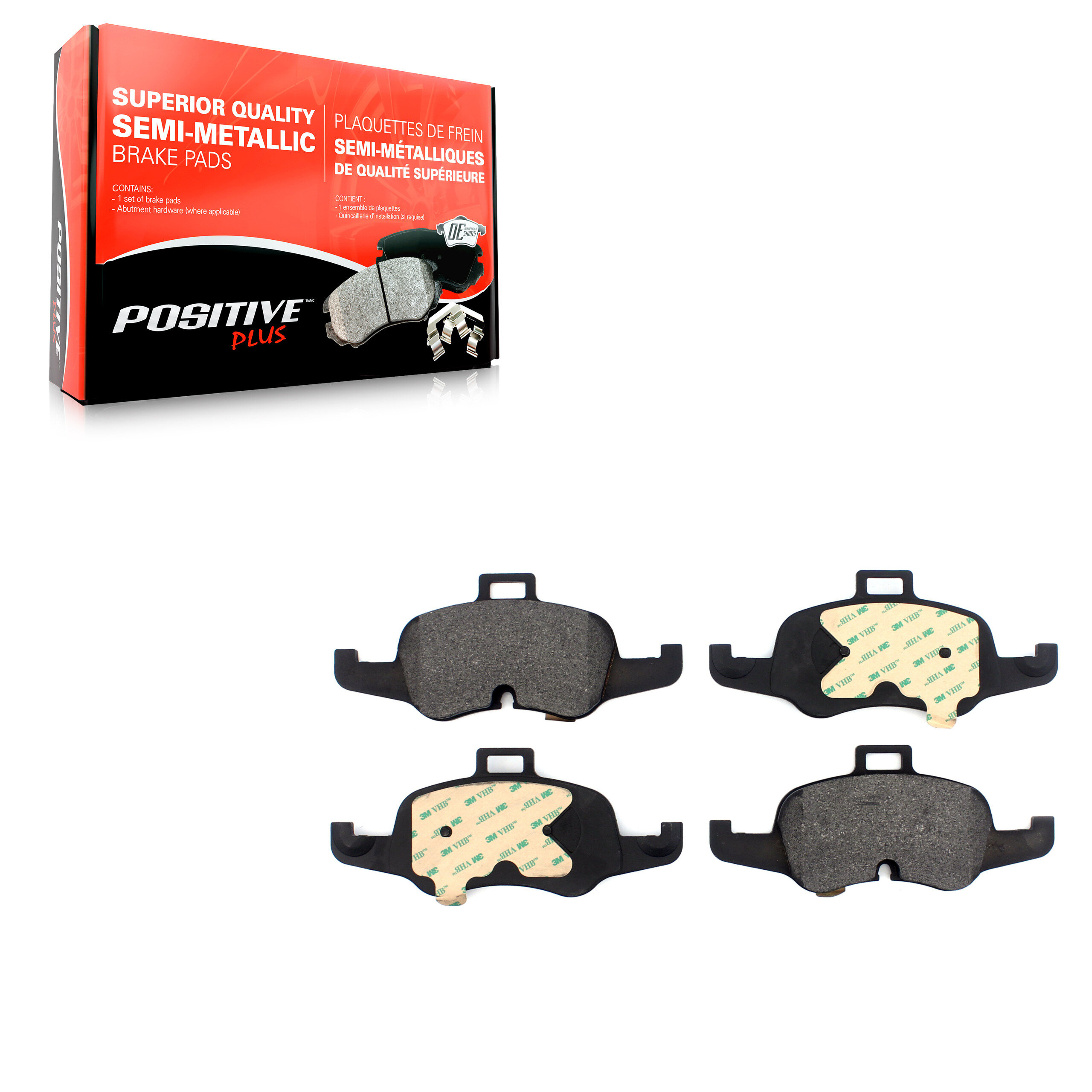 Positive Plus - PPF-D1876 - Front Disc Brake Pad