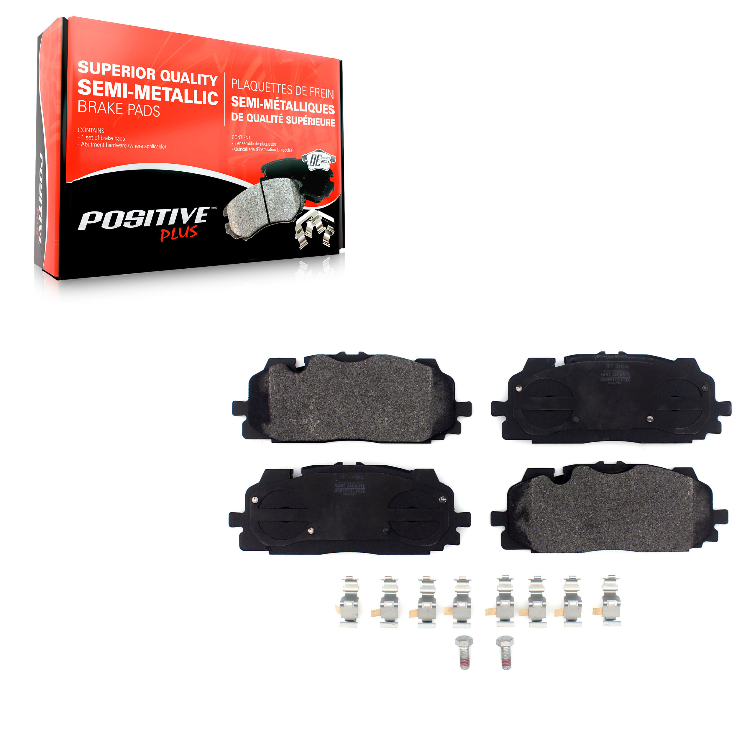 Positive Plus - PPF-D1894 - Front Disc Brake Pad