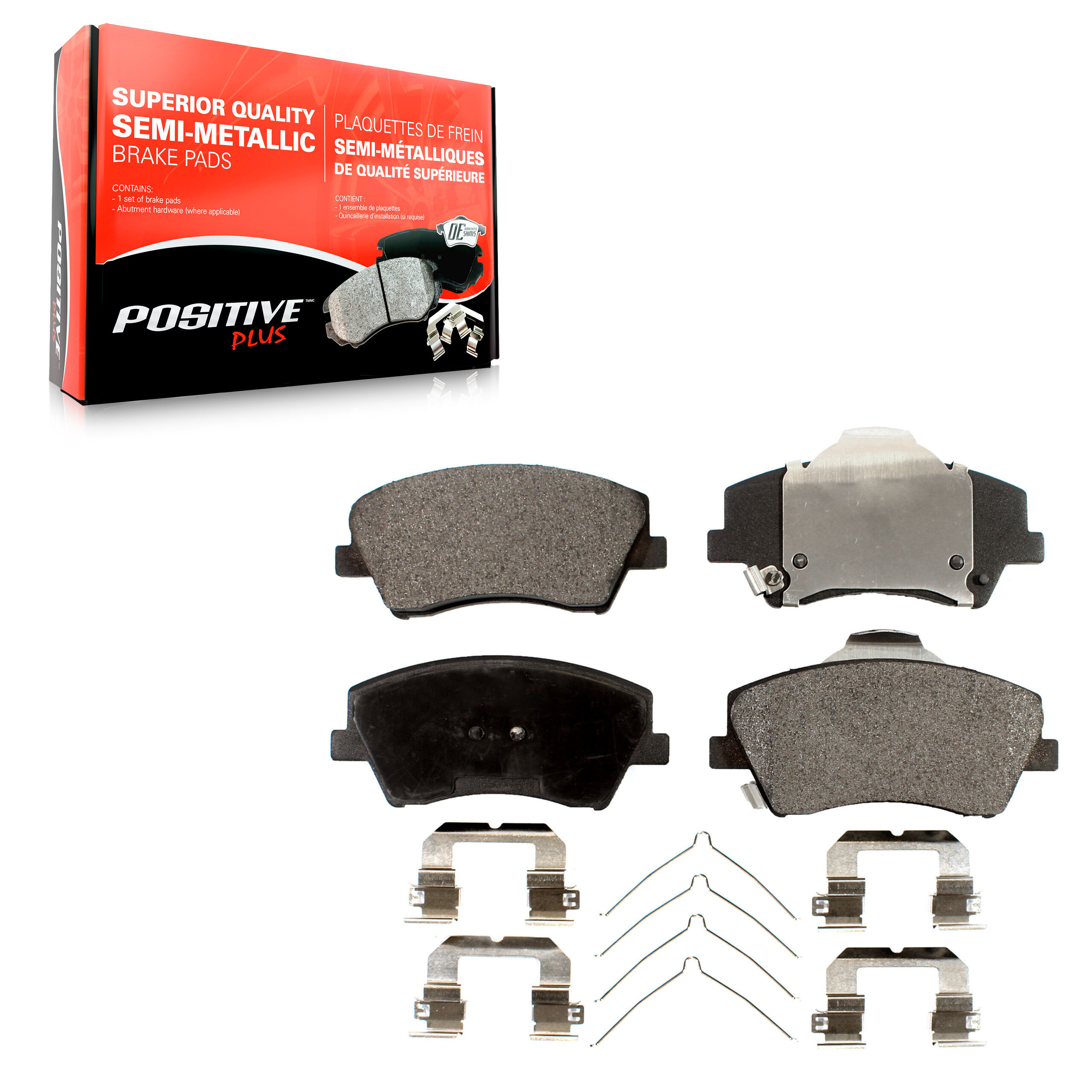 Positive Plus - PPF-D1912 - Front Disc Brake Pad