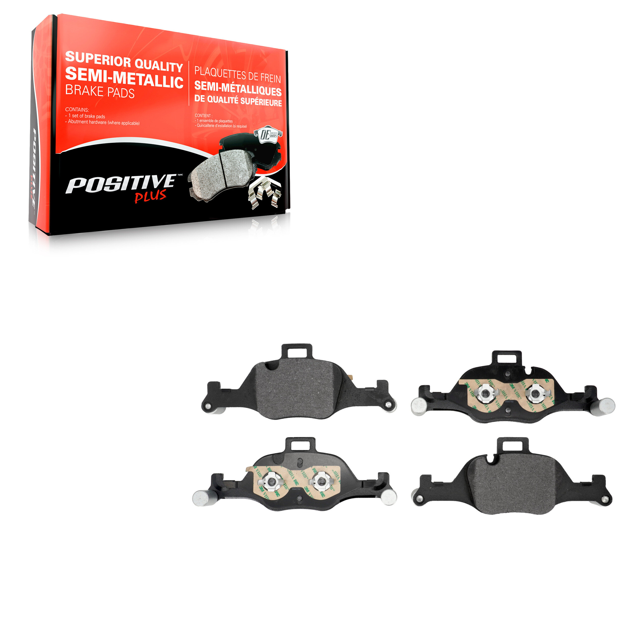 Positive Plus - PPF-D2060 - Front Disc Brake Pad