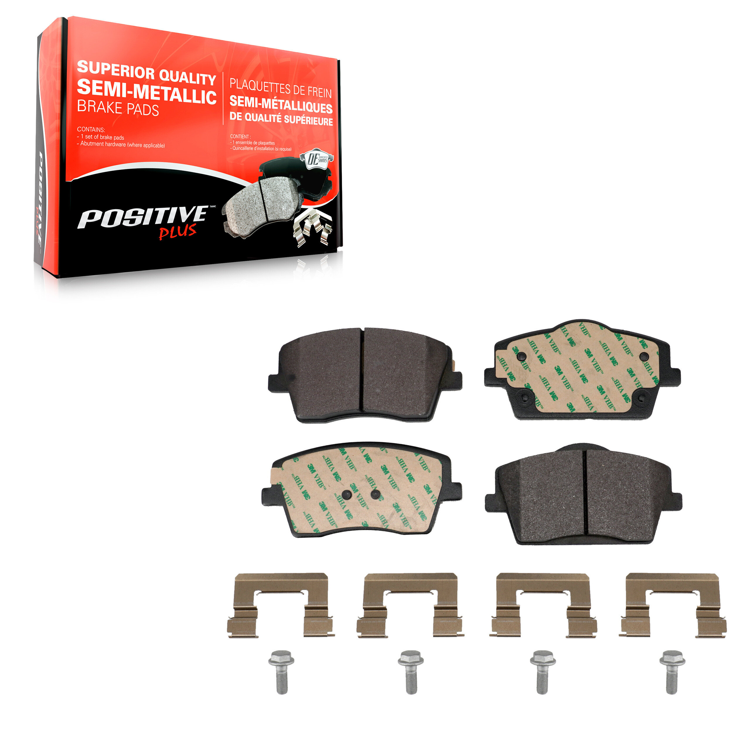 Positive Plus - PPF-D2137 - Front Disc Brake Pad