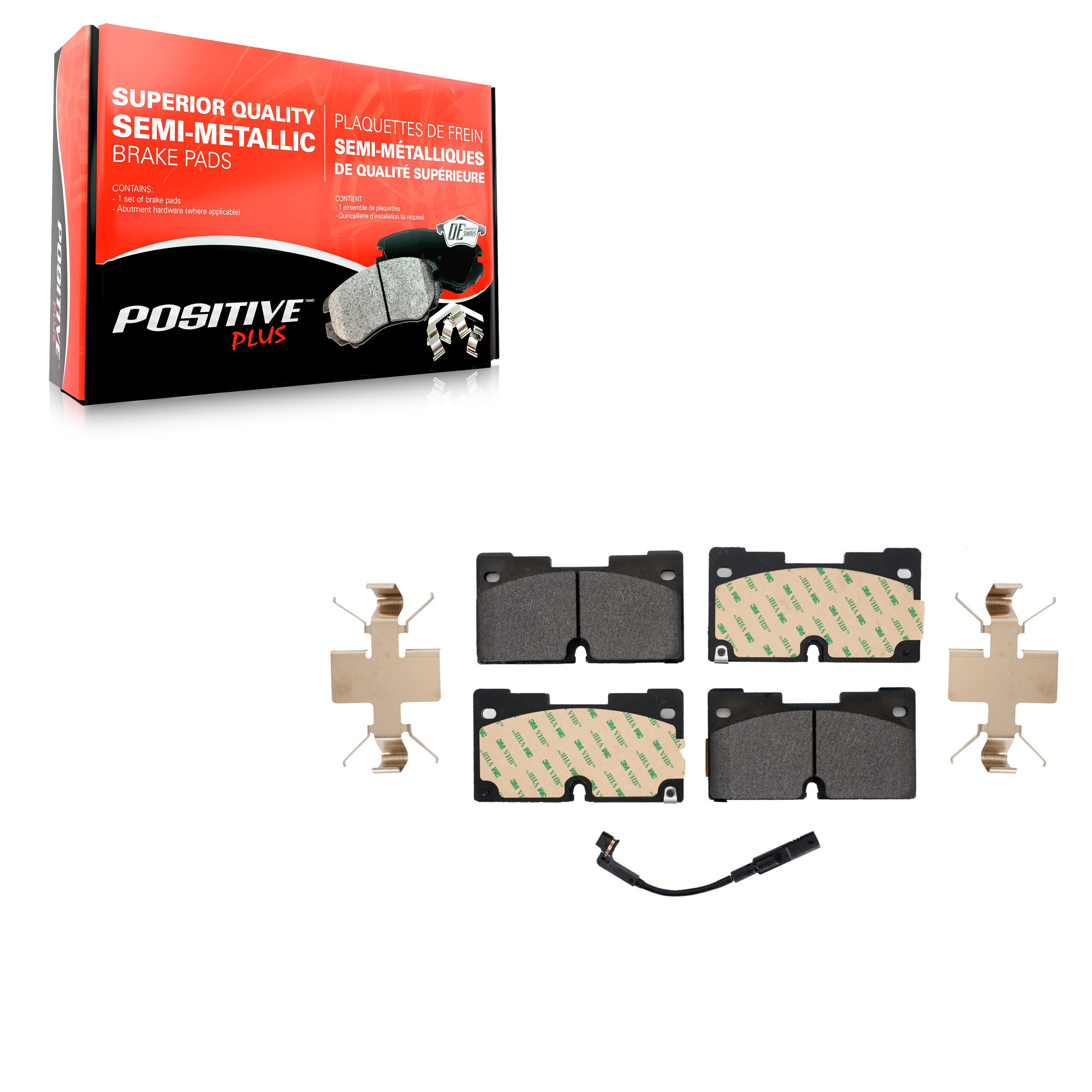 Positive Plus - PPF-D2173 - Front Disc Brake Pad