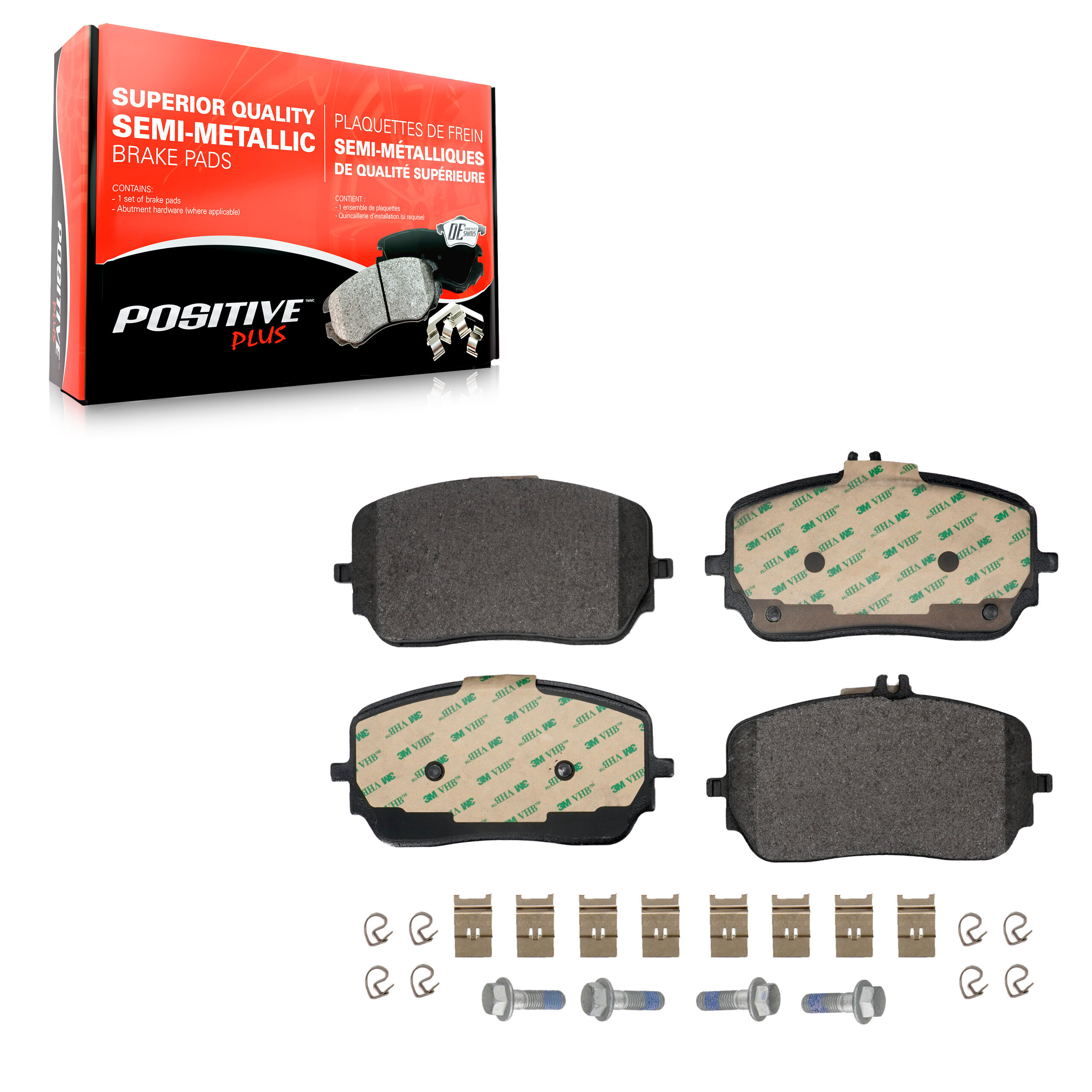 Positive Plus - PPF-D2237 - Front Disc Brake Pad