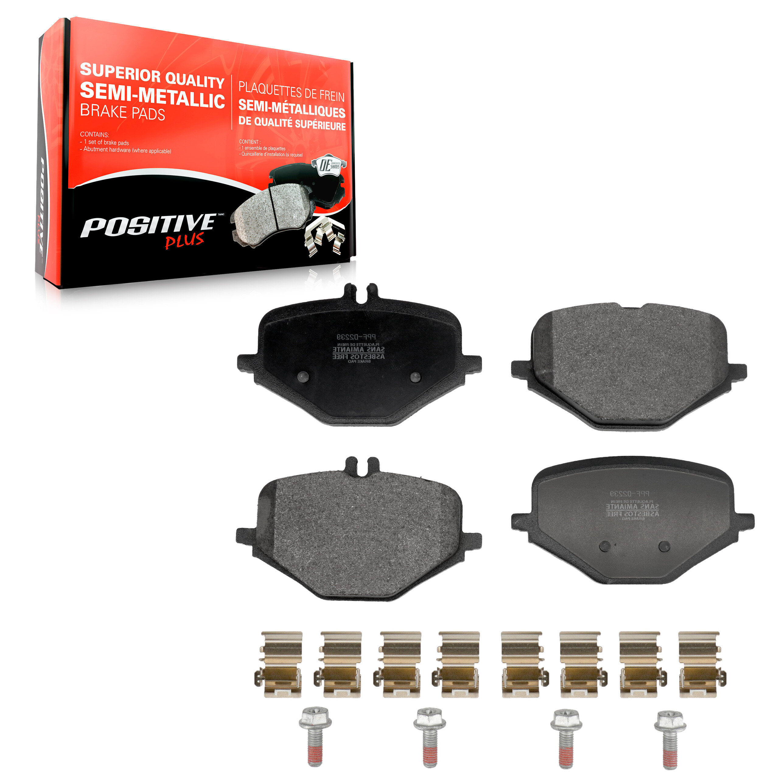 Positive Plus - PPF-D2239 - Rear Disc Brake Pad