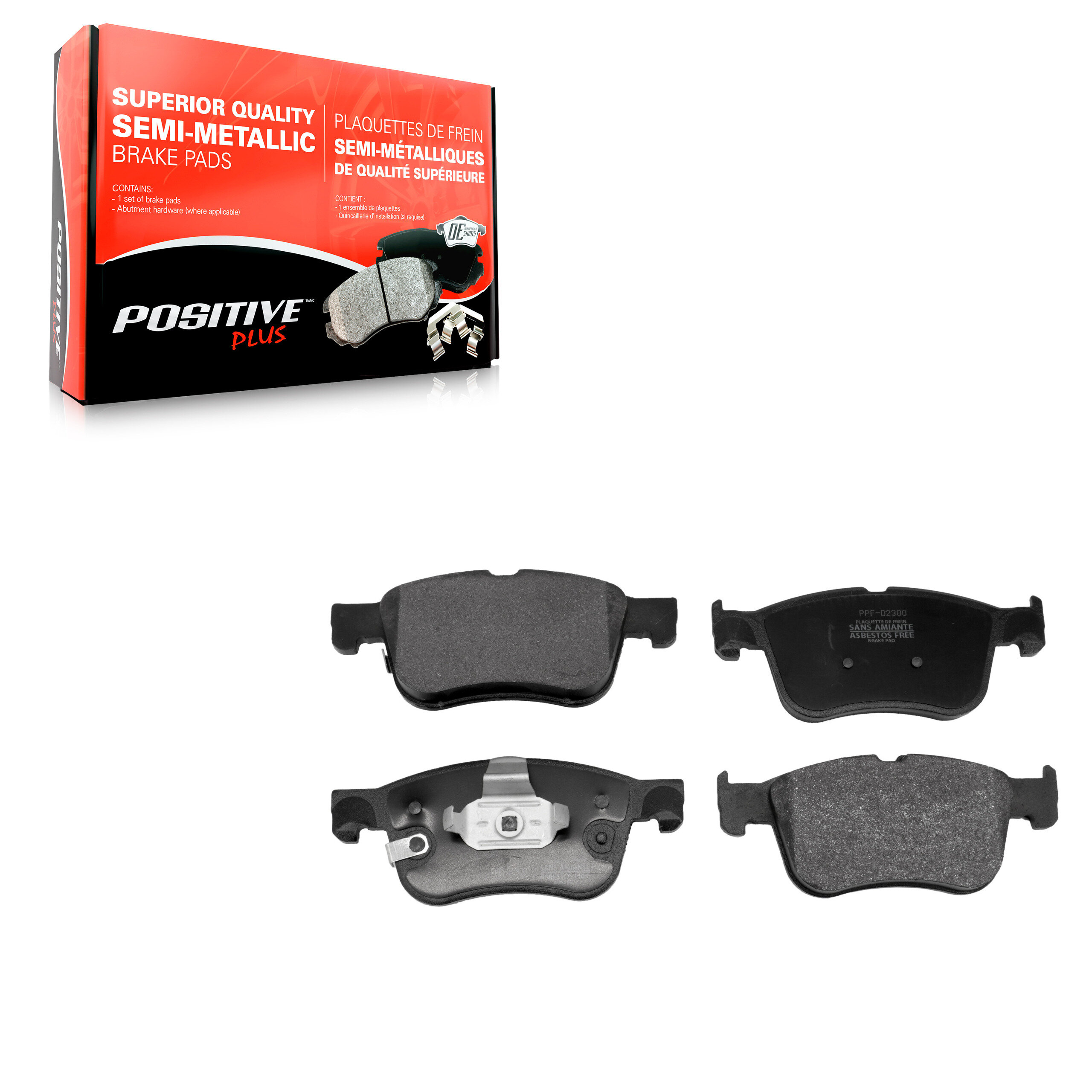 Positive Plus - PPF-D2300 - Front Disc Brake Pad