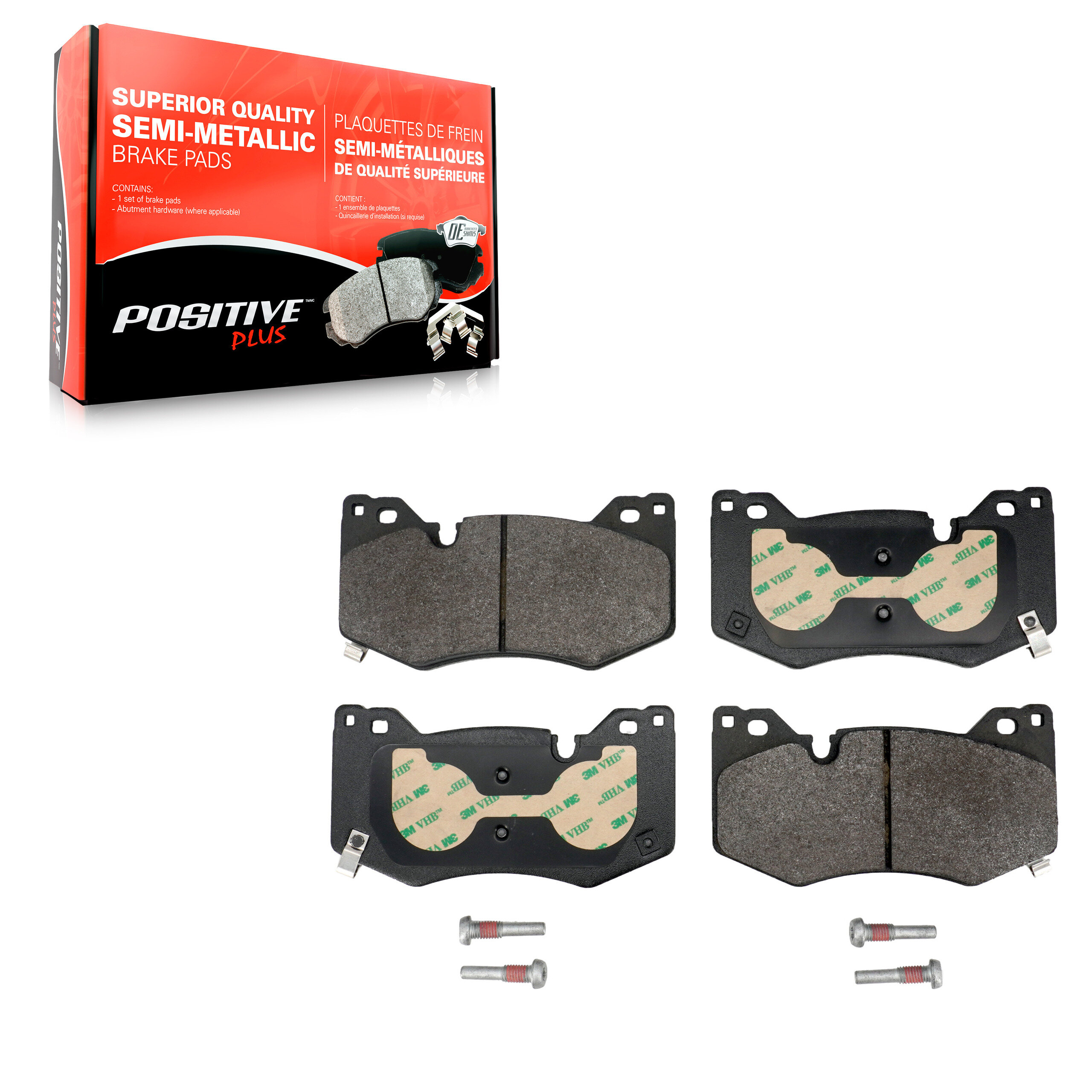 Positive Plus - PPF-D2312 - Front Disc Brake Pad