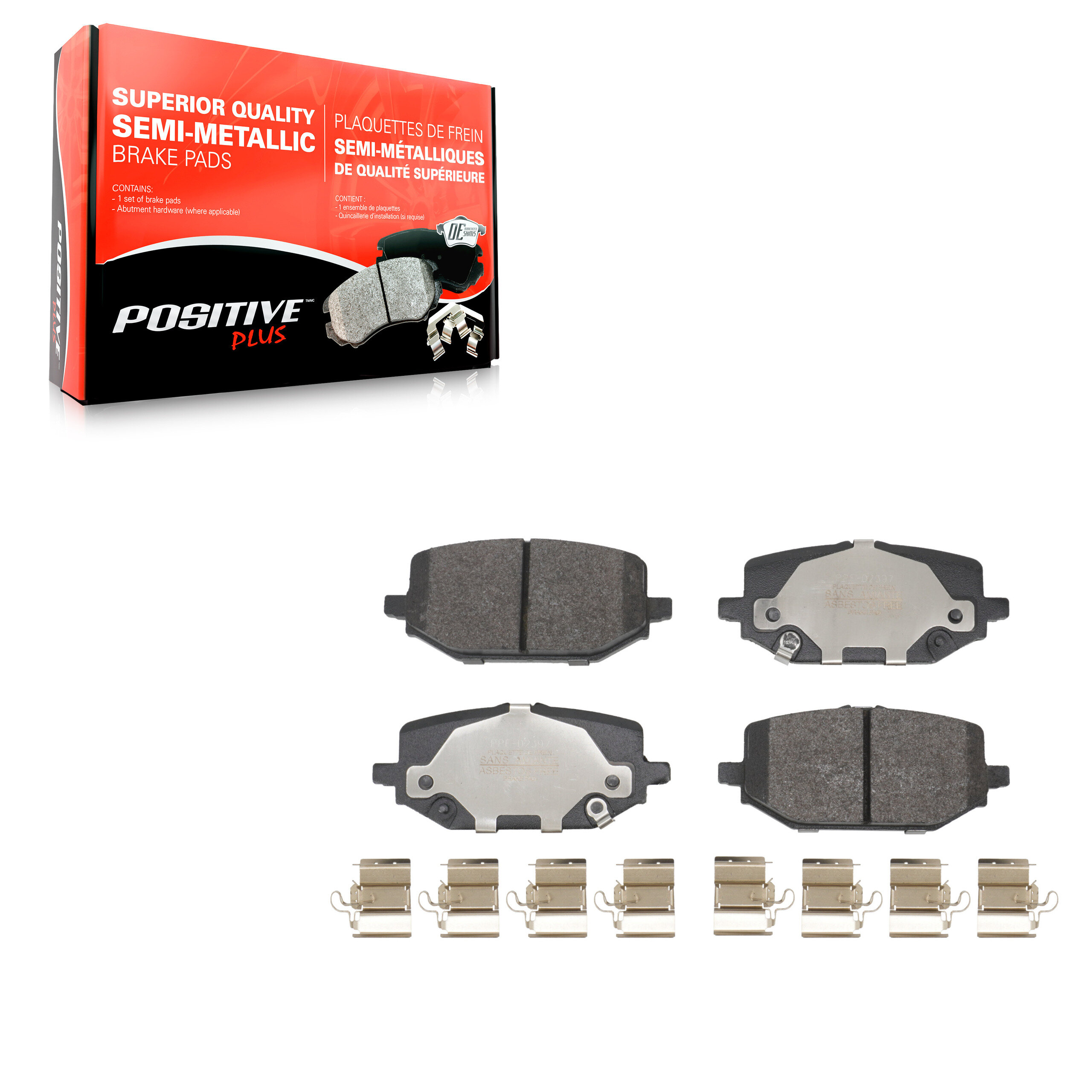 Positive Plus - PPF-D2397 - Rear Disc Brake Pad