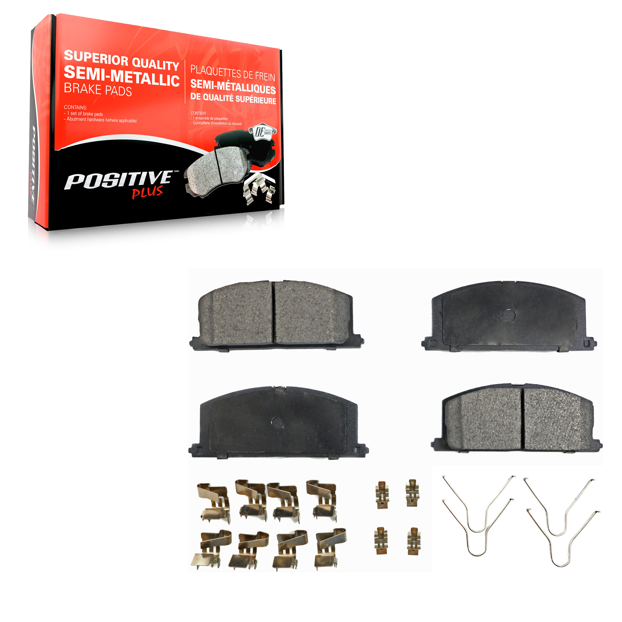 Positive Plus - PPF-D242 - Front Disc Brake Pad