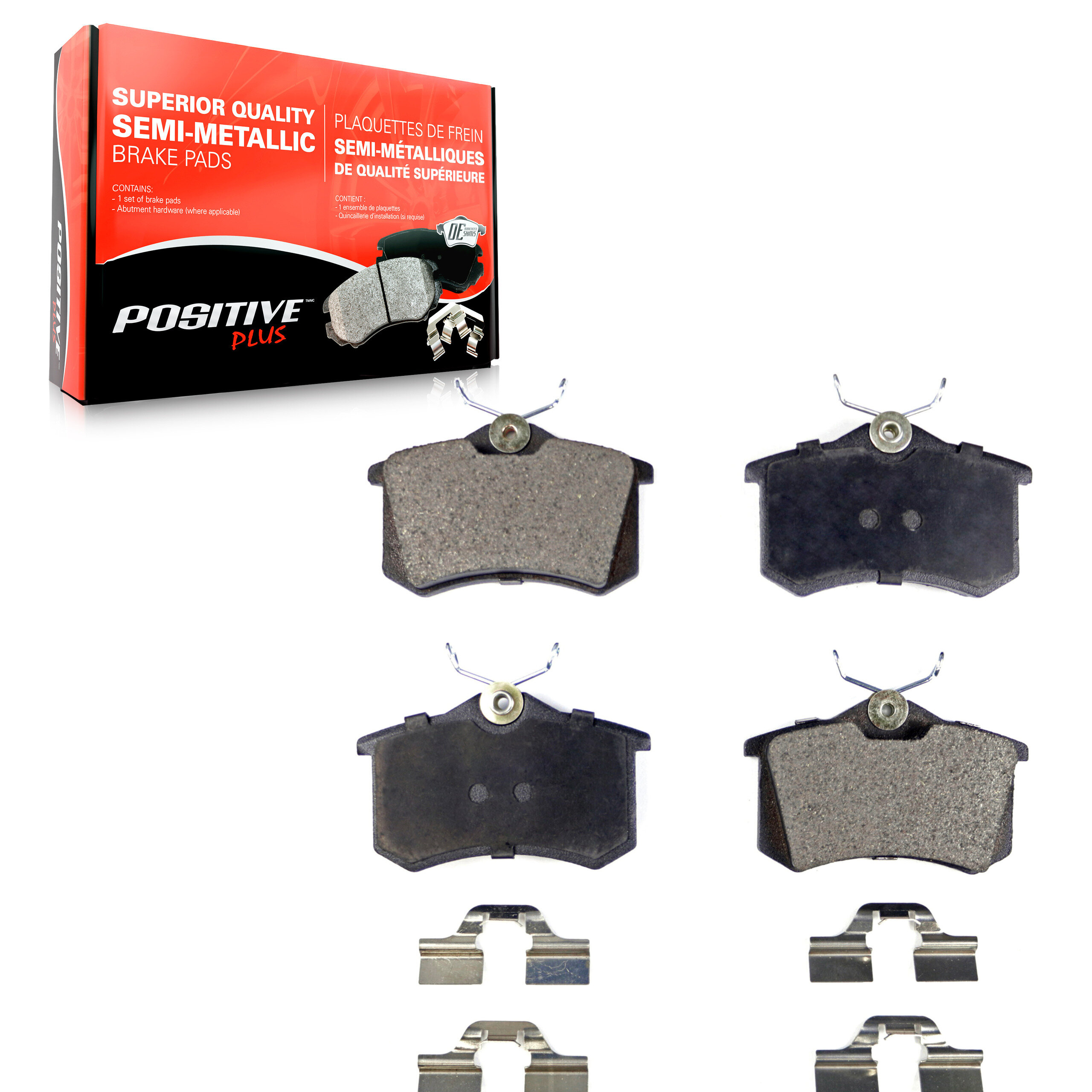 Positive Plus - PPF-D340 - Rear Disc Brake Pad