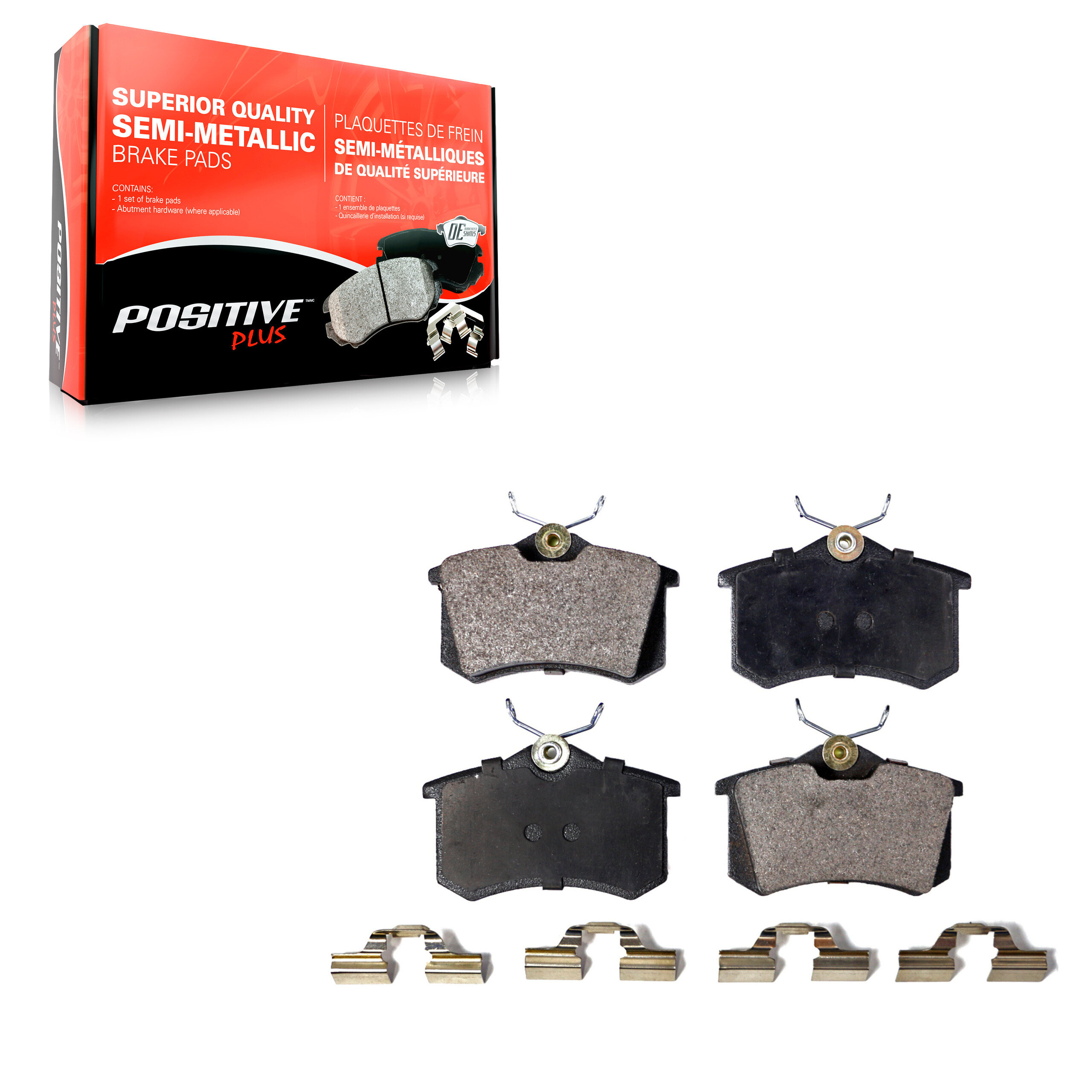 Positive Plus - PPF-D340A - Rear Disc Brake Pad