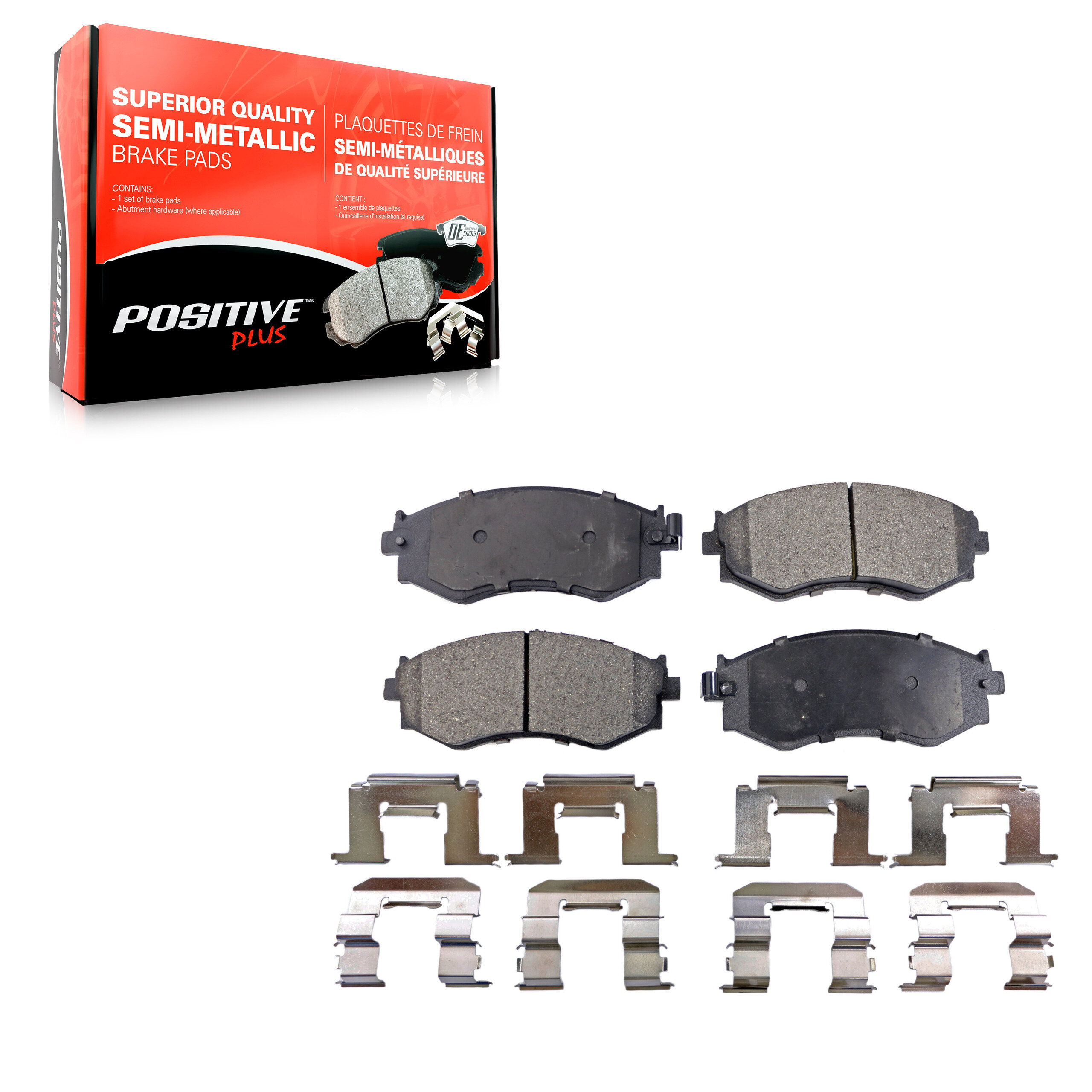 Positive Plus - PPF-D462 - Front Disc Brake Pad