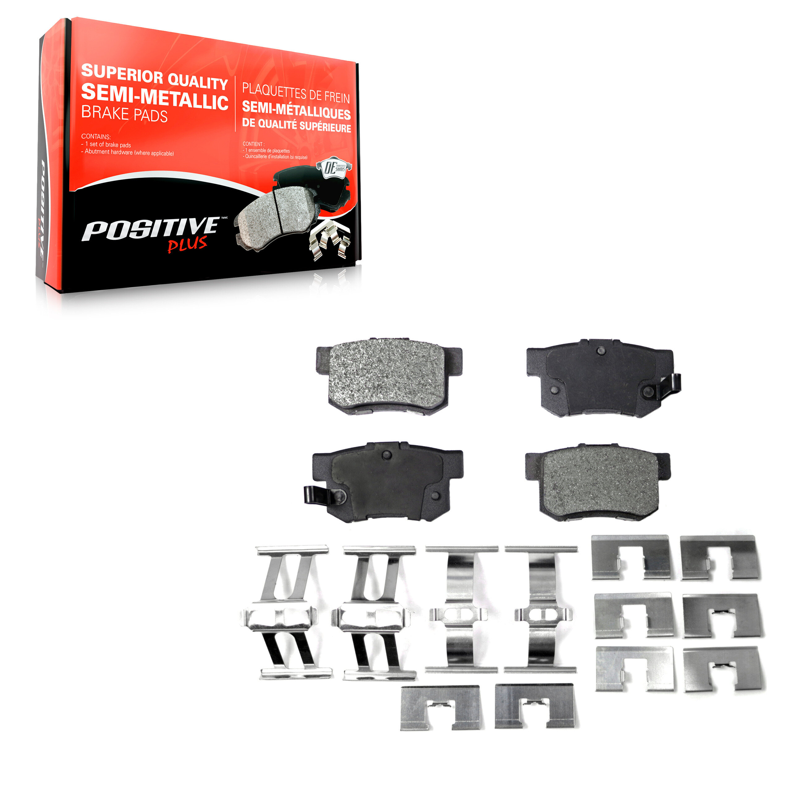 Positive Plus - PPF-D537 - Rear Disc Brake Pad
