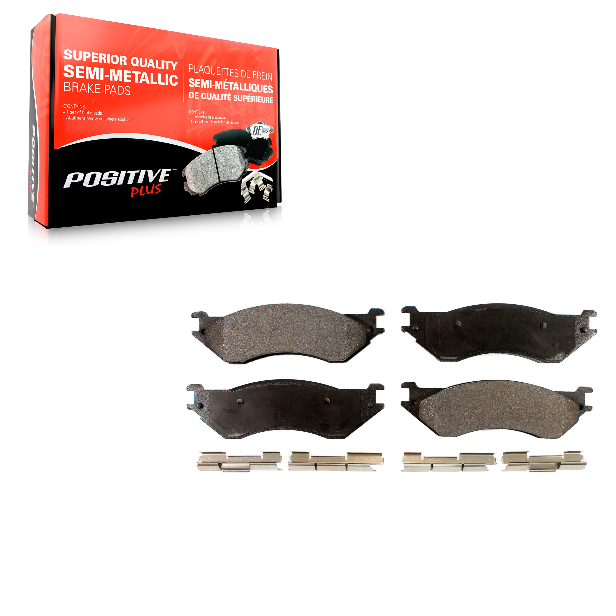 Positive Plus - PPF-D702A - Rear Disc Brake Pad