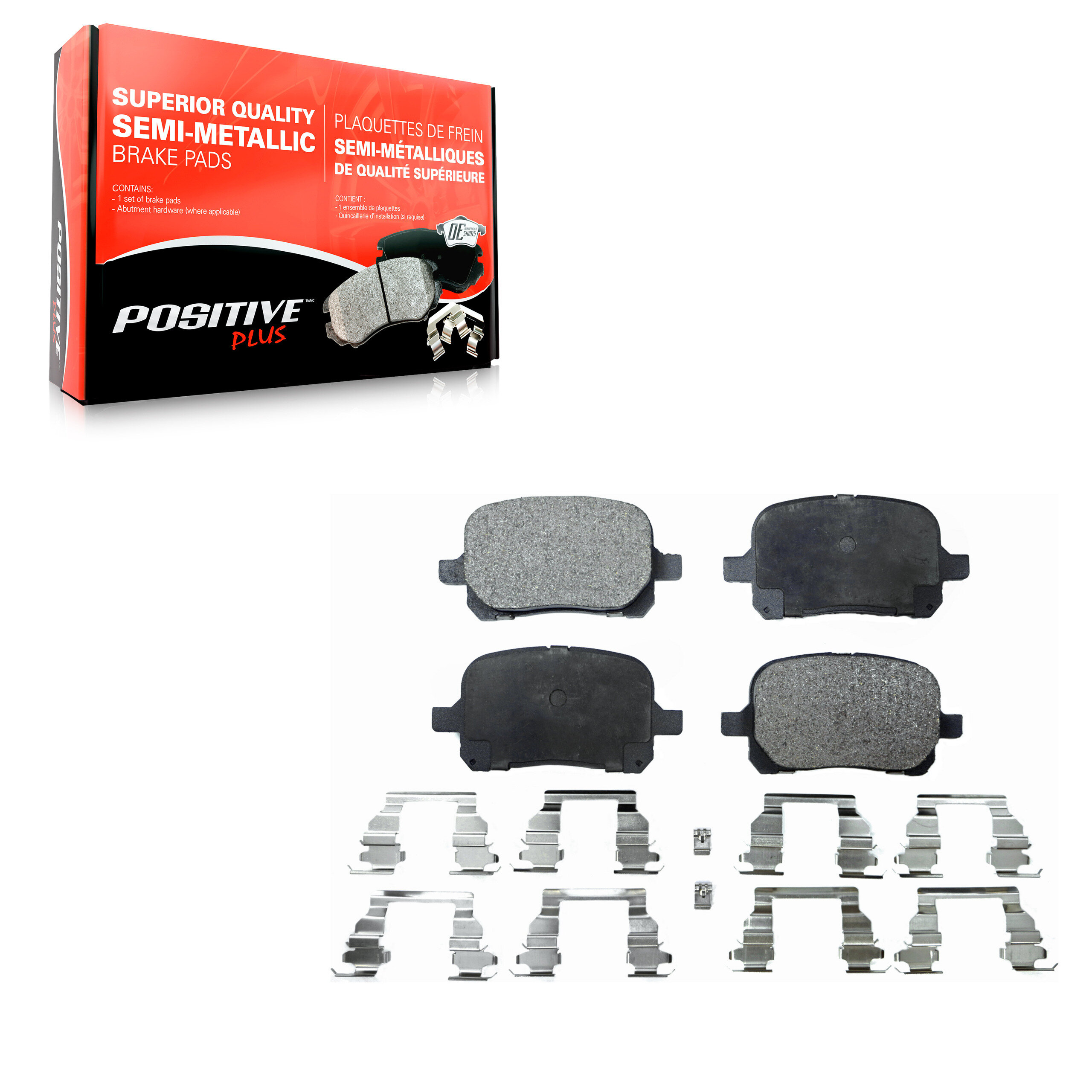 Positive Plus - PPF-D707 - Front Disc Brake Pad